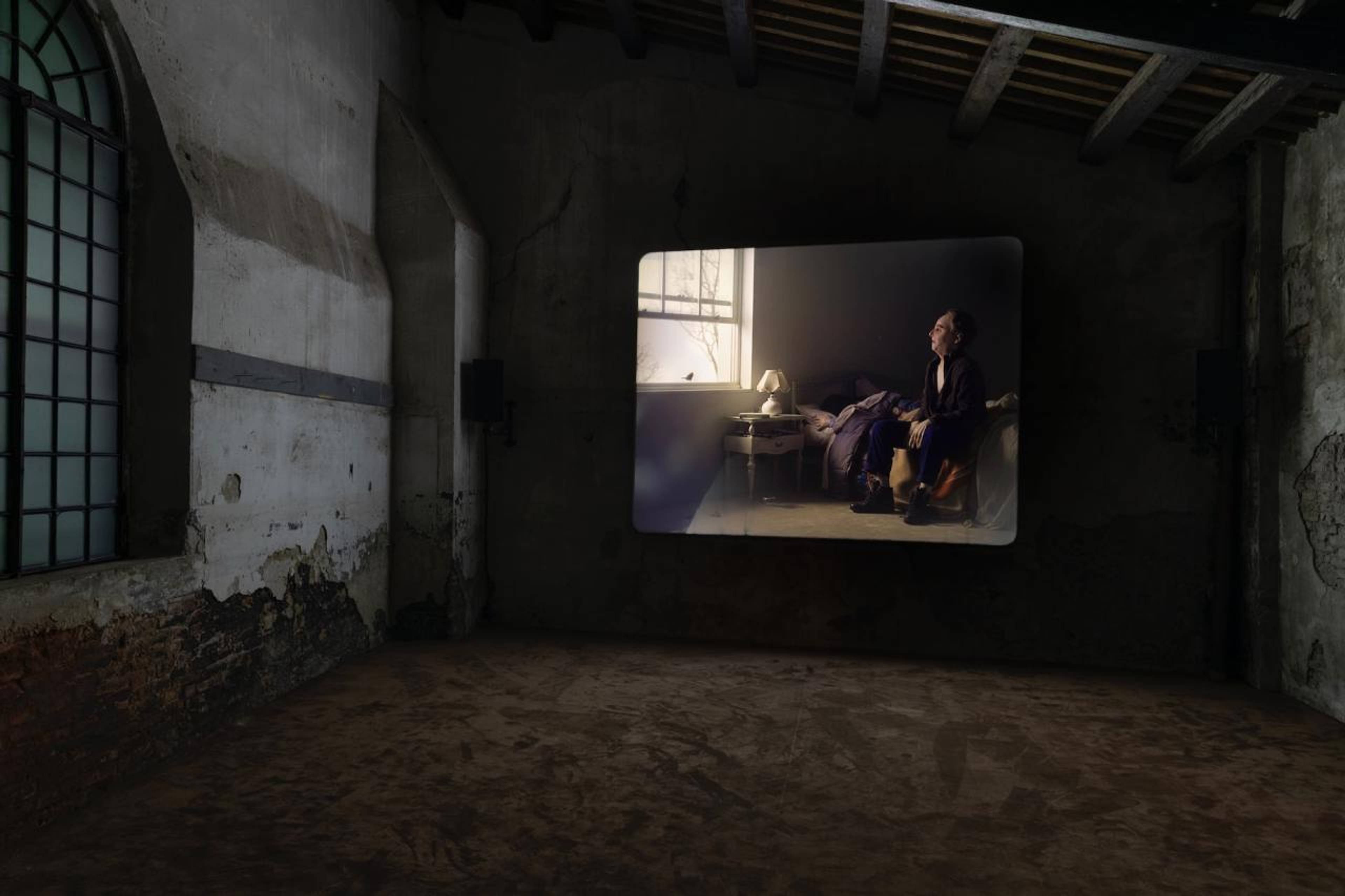 Diego Marcon, The Parents' Room, 2021. digital video transferred from 35mm film, CGI animation, colour, sound, 6:23 min. Courtesy: La Biennale di Venezia. Photo: Roberto Marossi 