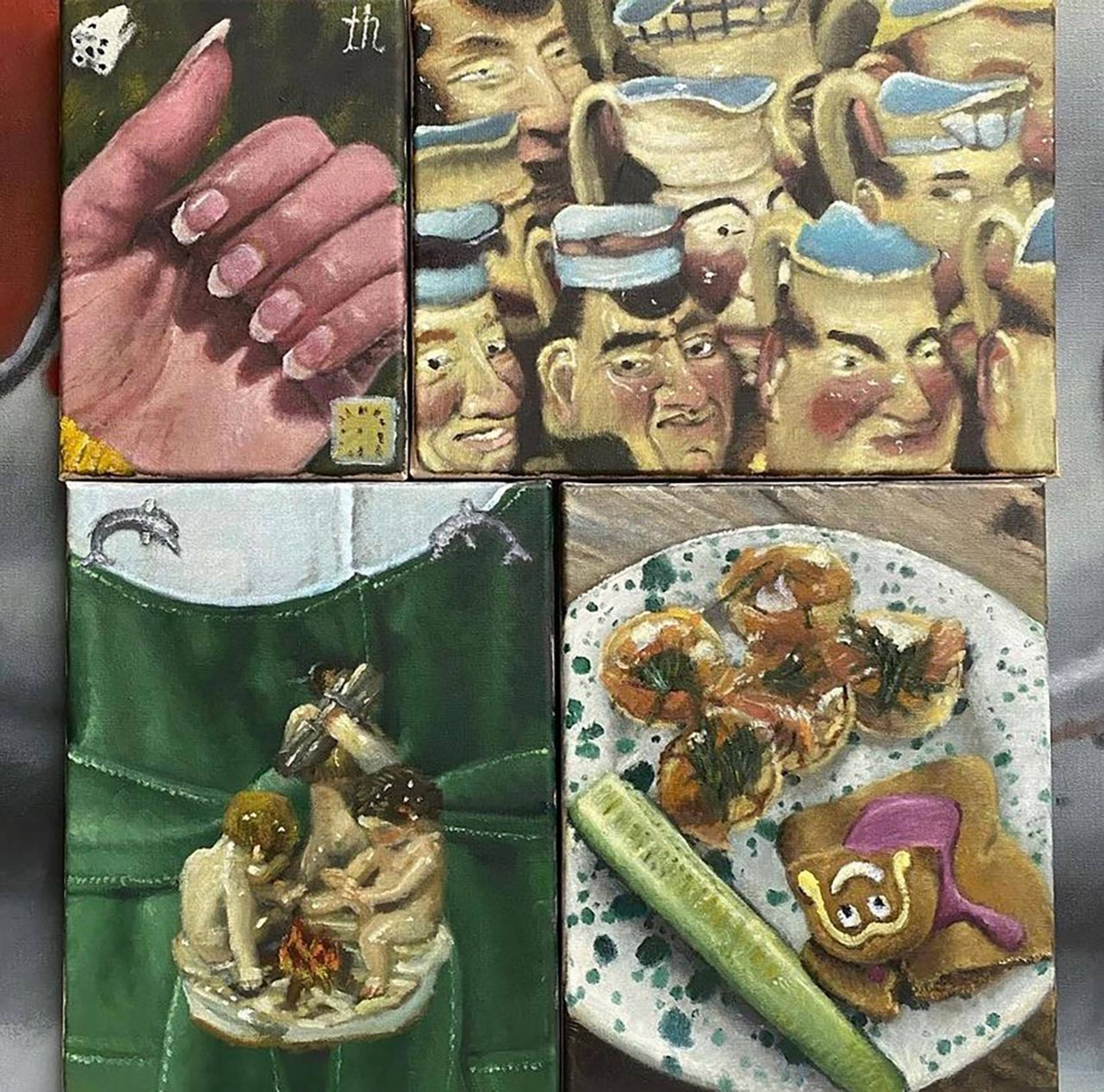 “Girl Dinner moodboard” by Issy Wood