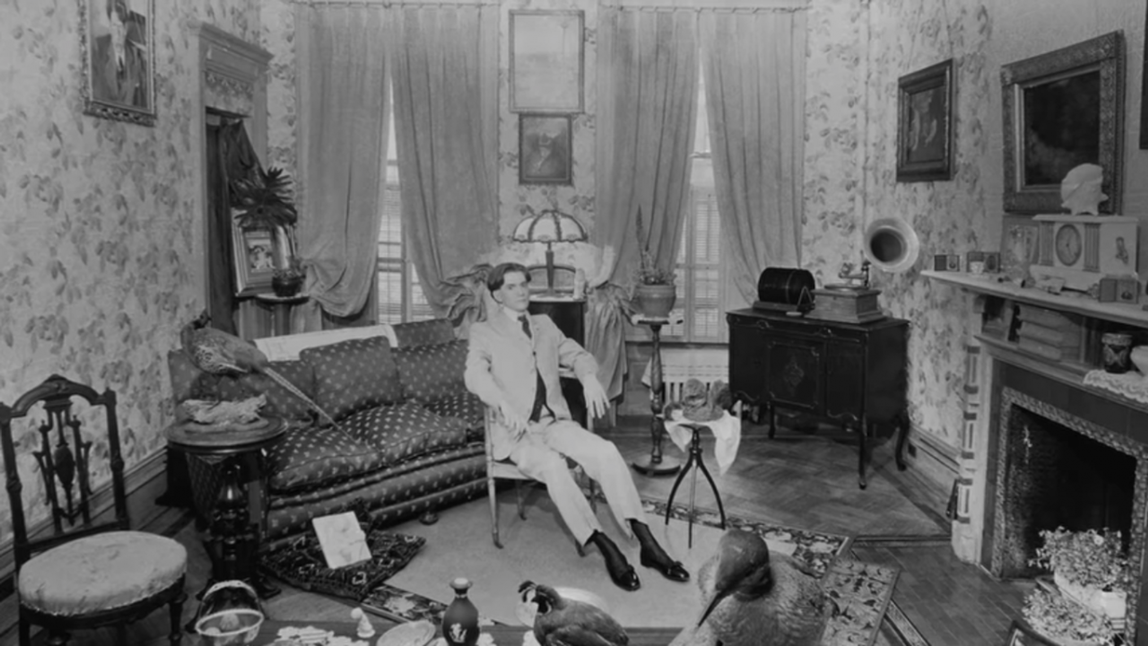 David McDermott in his Avenue C apartment by Josef Astor