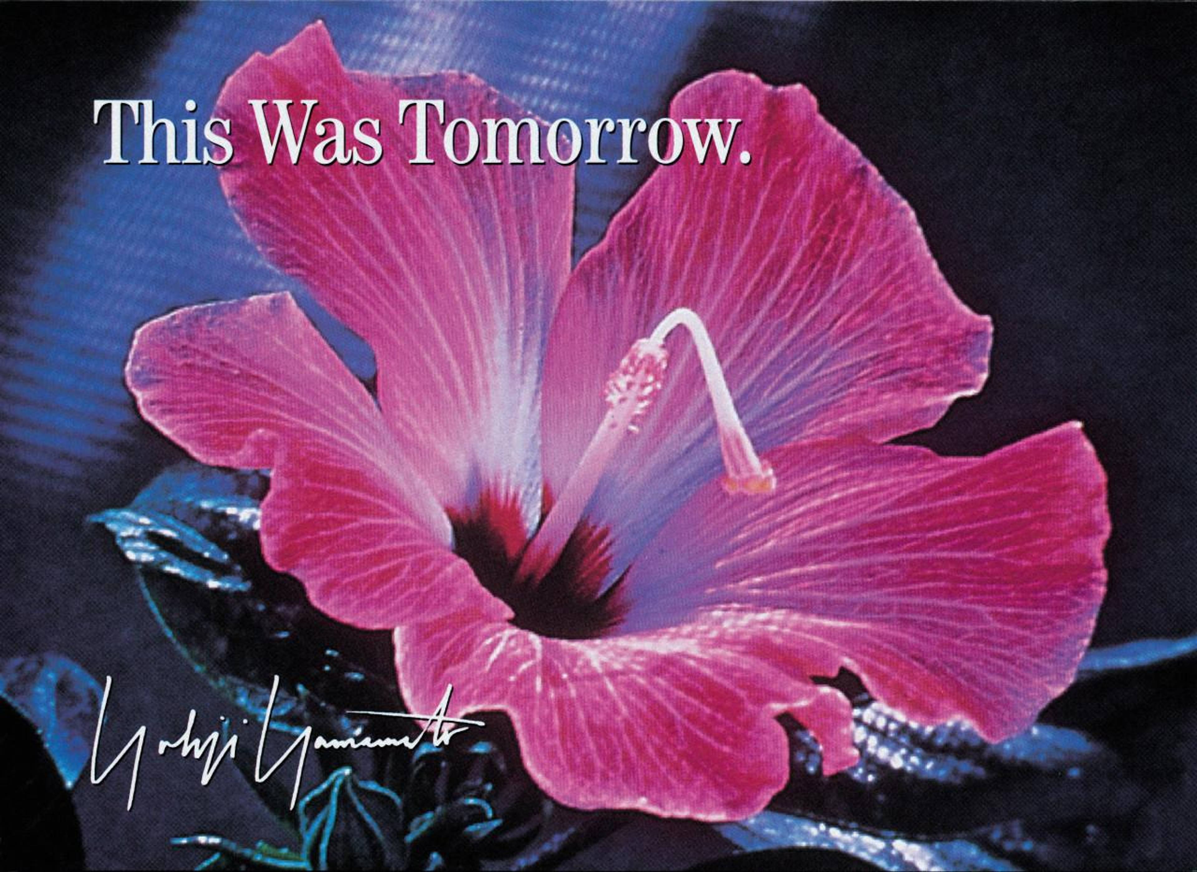 Peter Saville for Yohji Yamamoto Autumn/Winter 1991