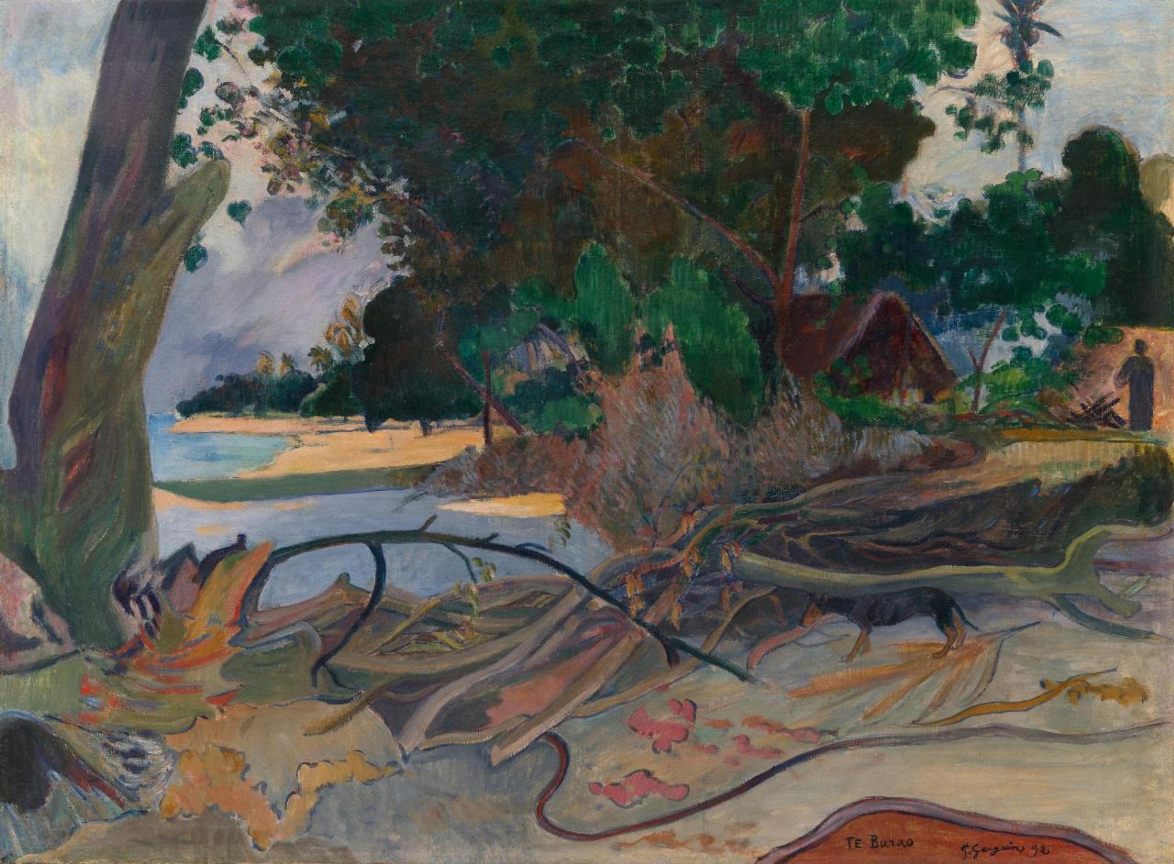 Paul Gauguin, Te burao (The Hibiscus Tree), 1923