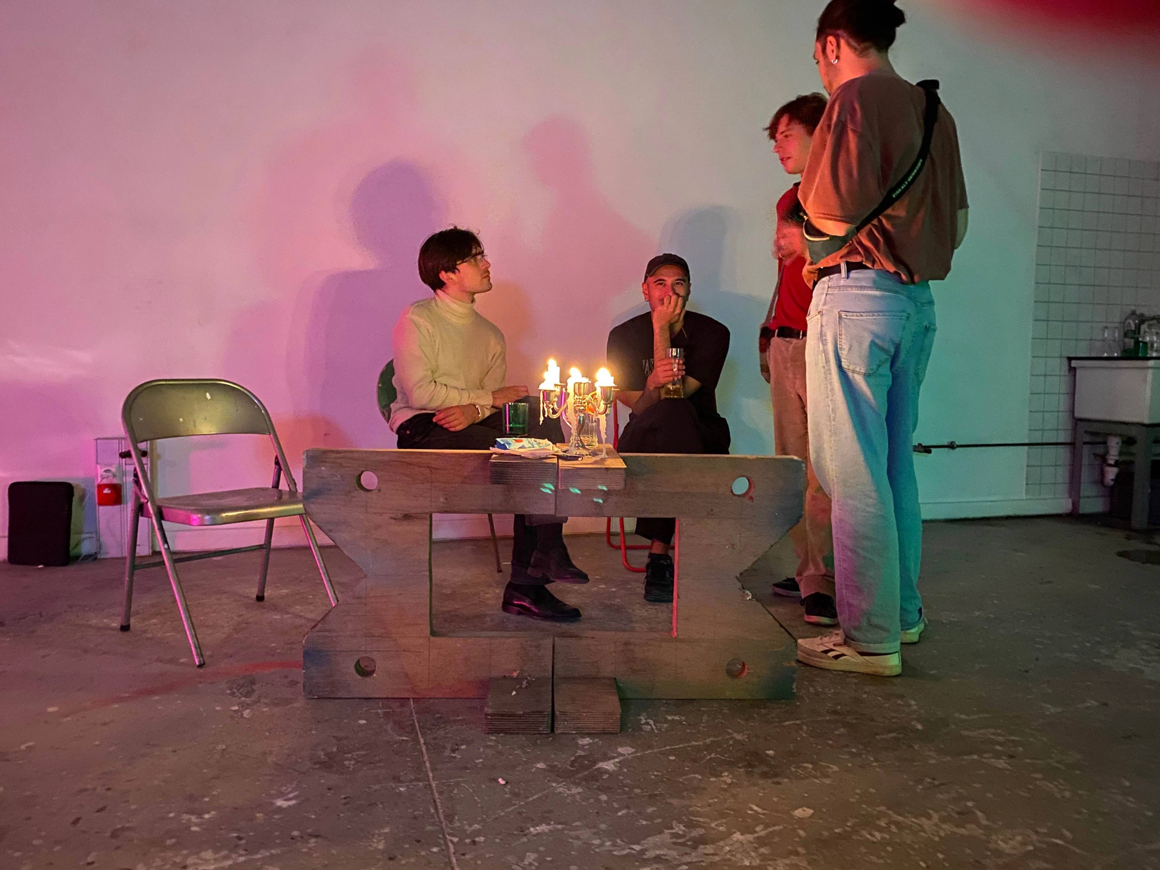 View of “Mittwochsbar IV”, Karlsruhe, 2024