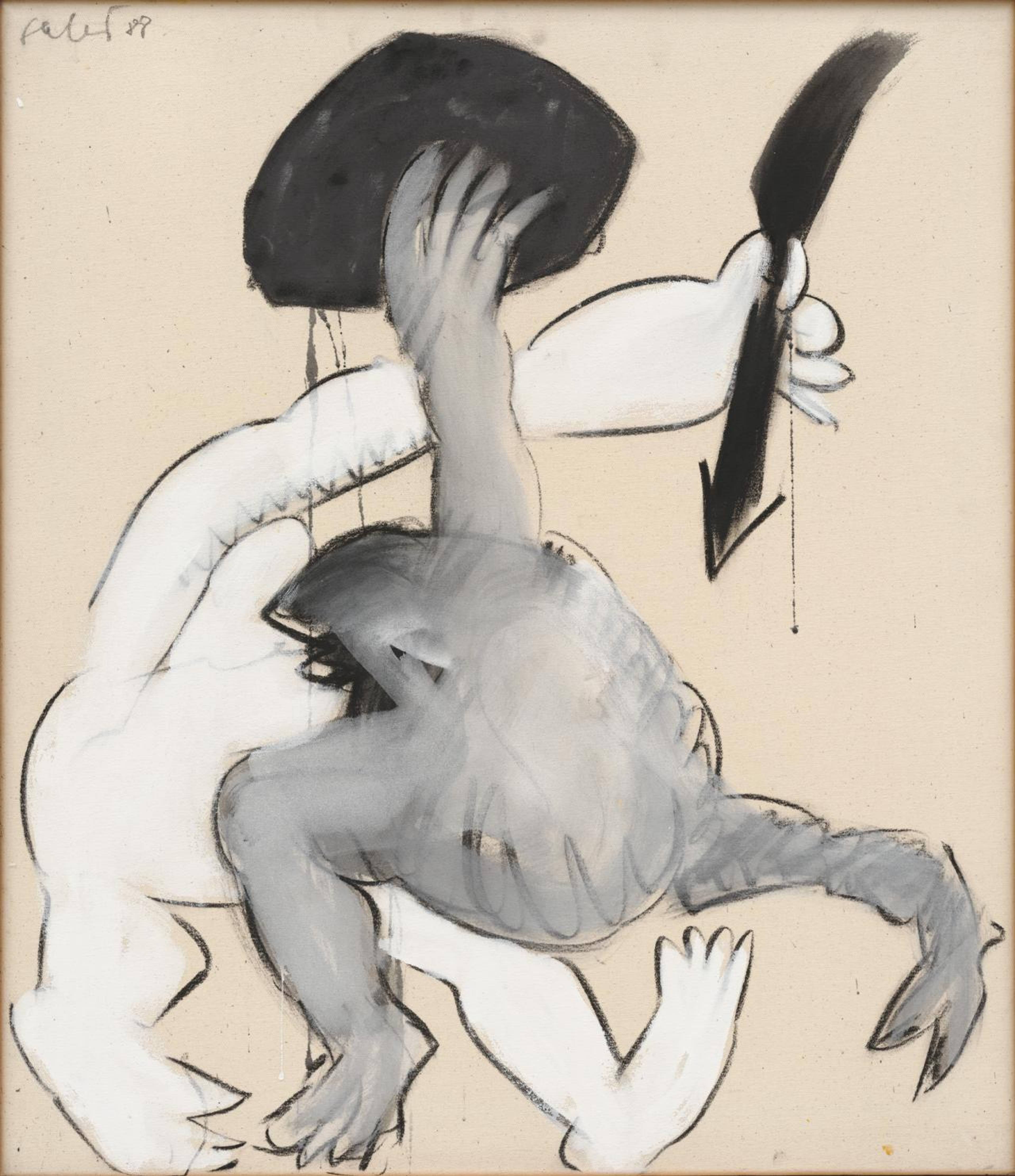 Galli, o.T. (Keilbild), 1988