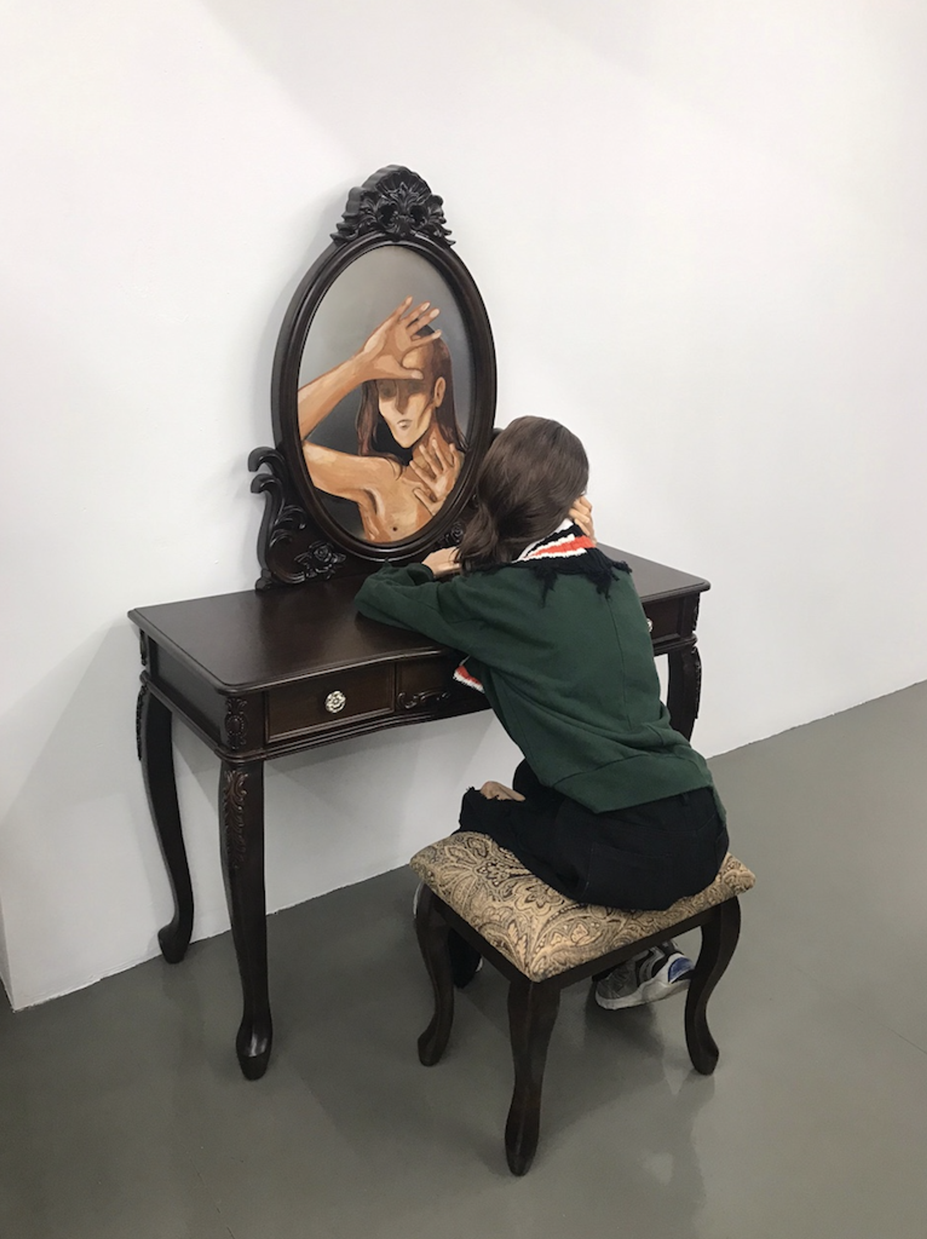 Installation view of Julien Ceccaldi, “Centuries Old” at Jenny’s and Lomex Gallery (2021).