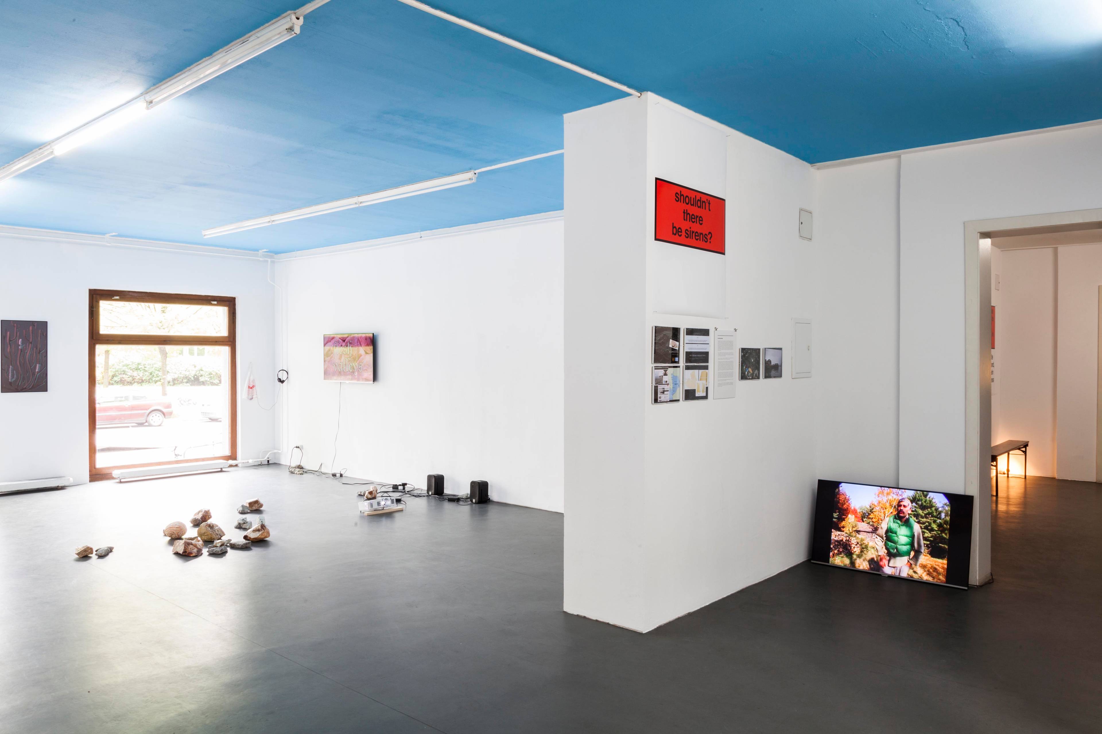 Exhibition view of ”Unklarheit ist die neue Gewissheit …“ at Spike Berlin in 2018