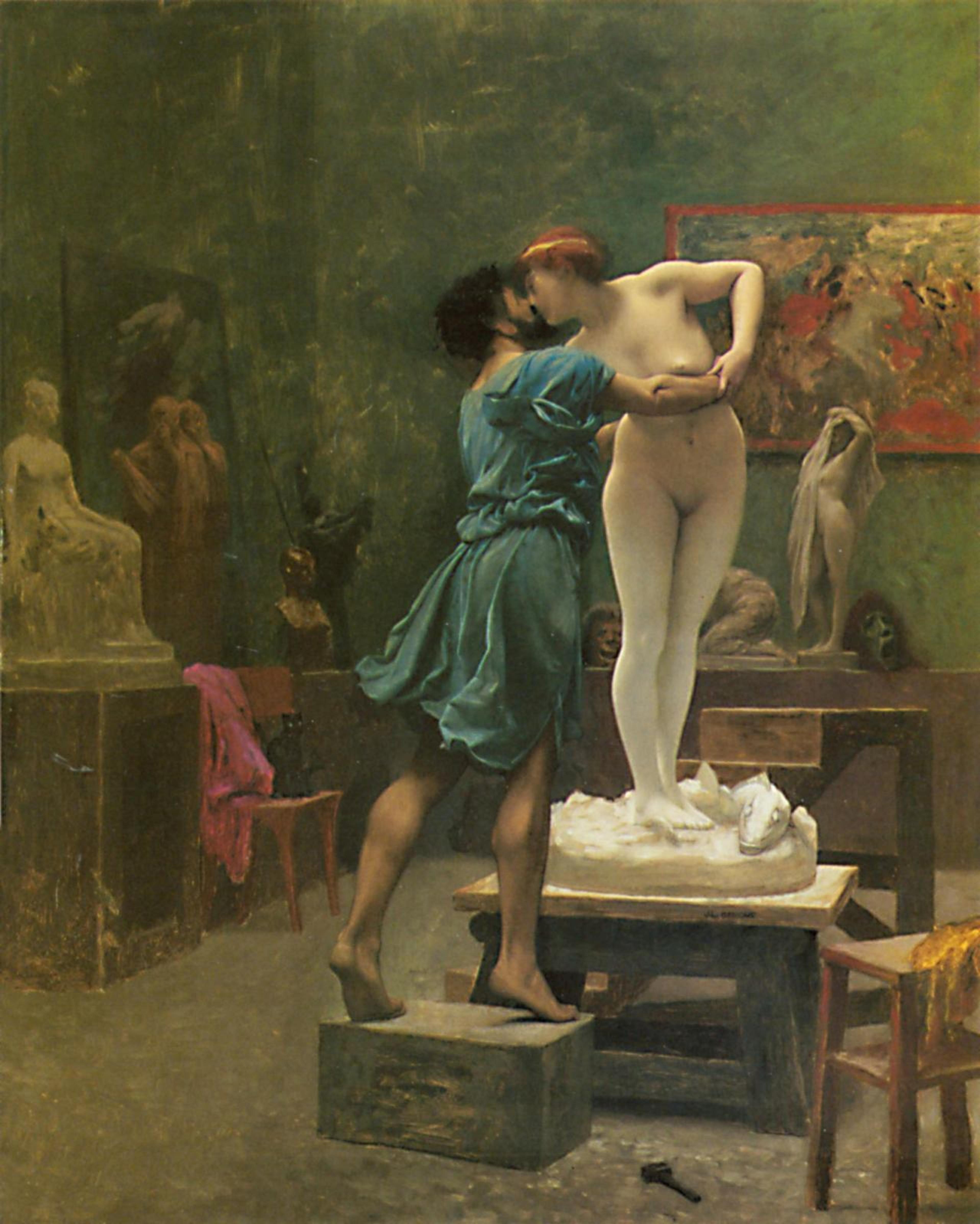 Jean-Léon Gérôme, Pygmalion and Galatea, ca. 1890