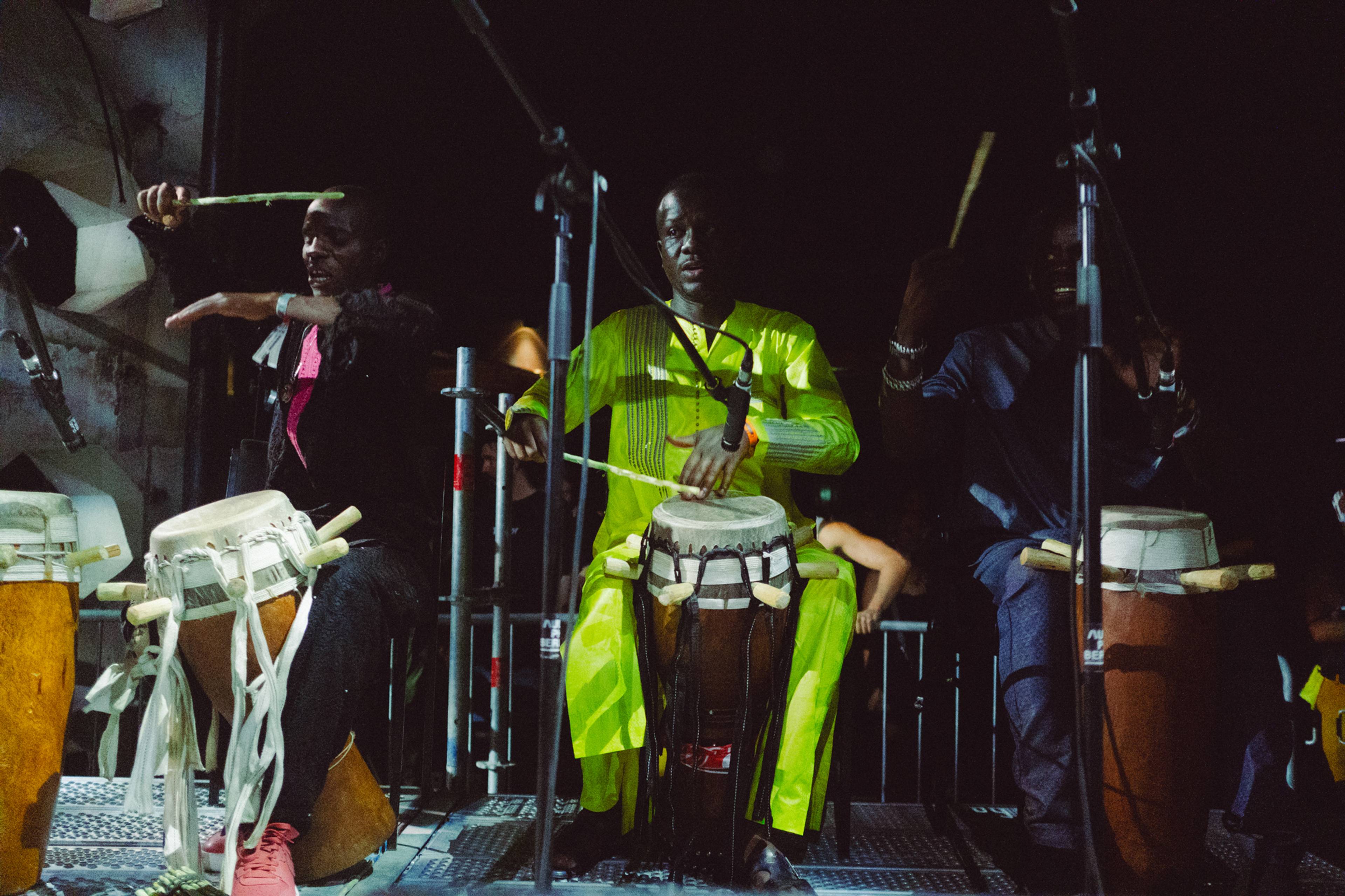 The Family N’Diaye Rose performs at Atonal, Kraftwerk, Berlin, 2024