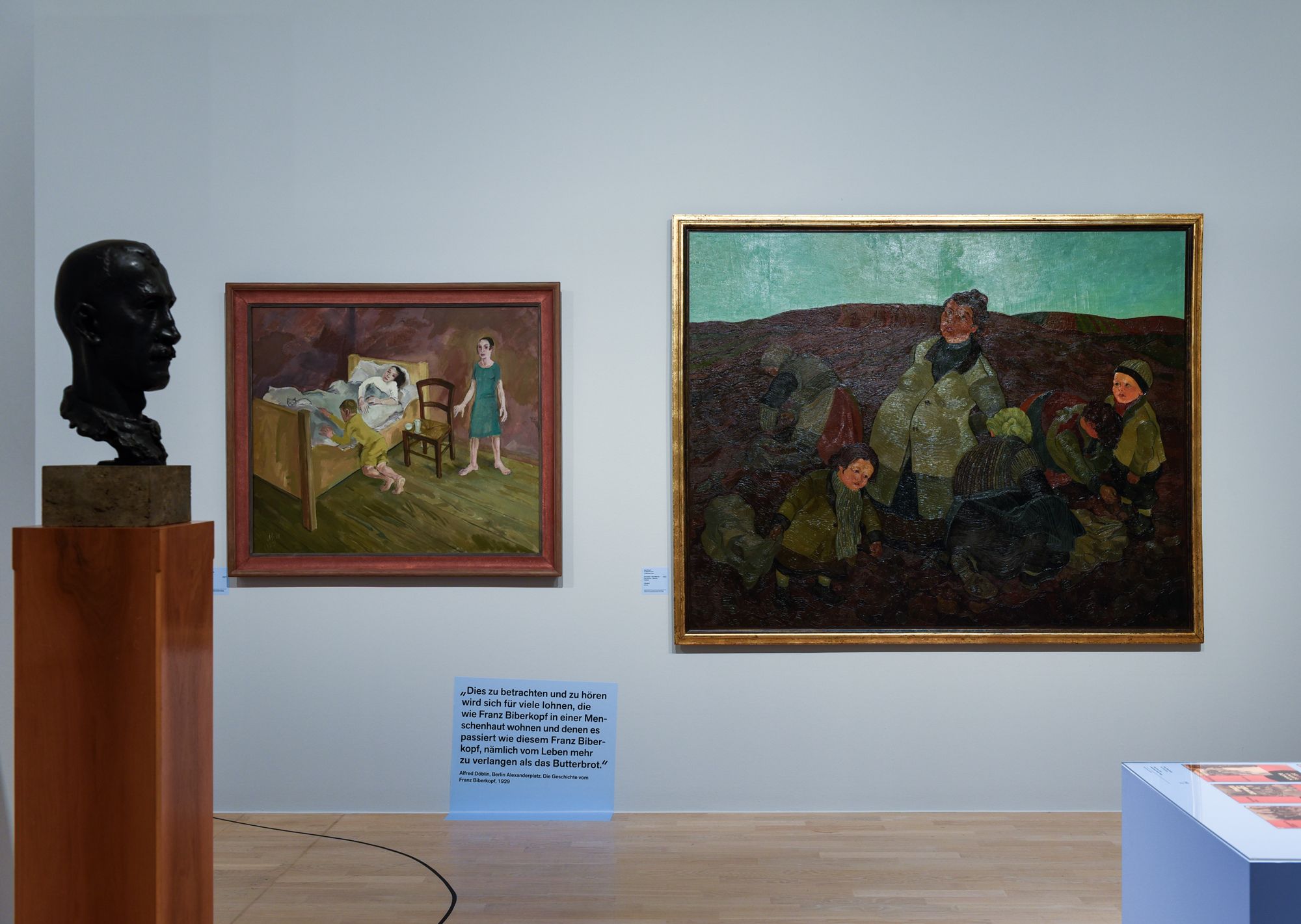 View of “Ein Ferngespräch. Szenen aus der Weimarer Republik” (A Long-Distance Call: Scenes from the Weimar Republic), Lenbachhaus Munich, 2026