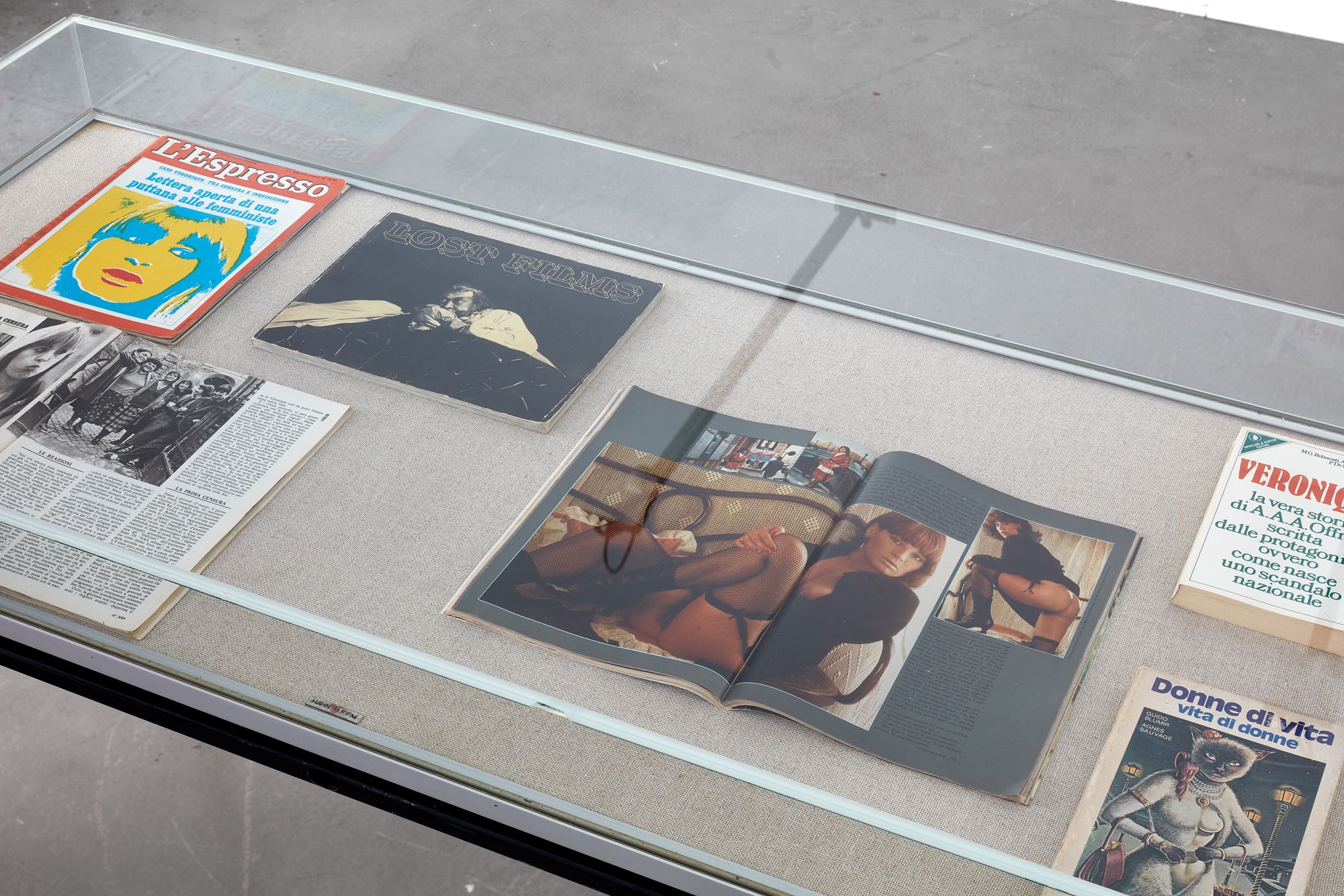 View of “The Secret Mirror, or, the Disappearance of A.A.A. Offresi,” curated by Erika Balsom