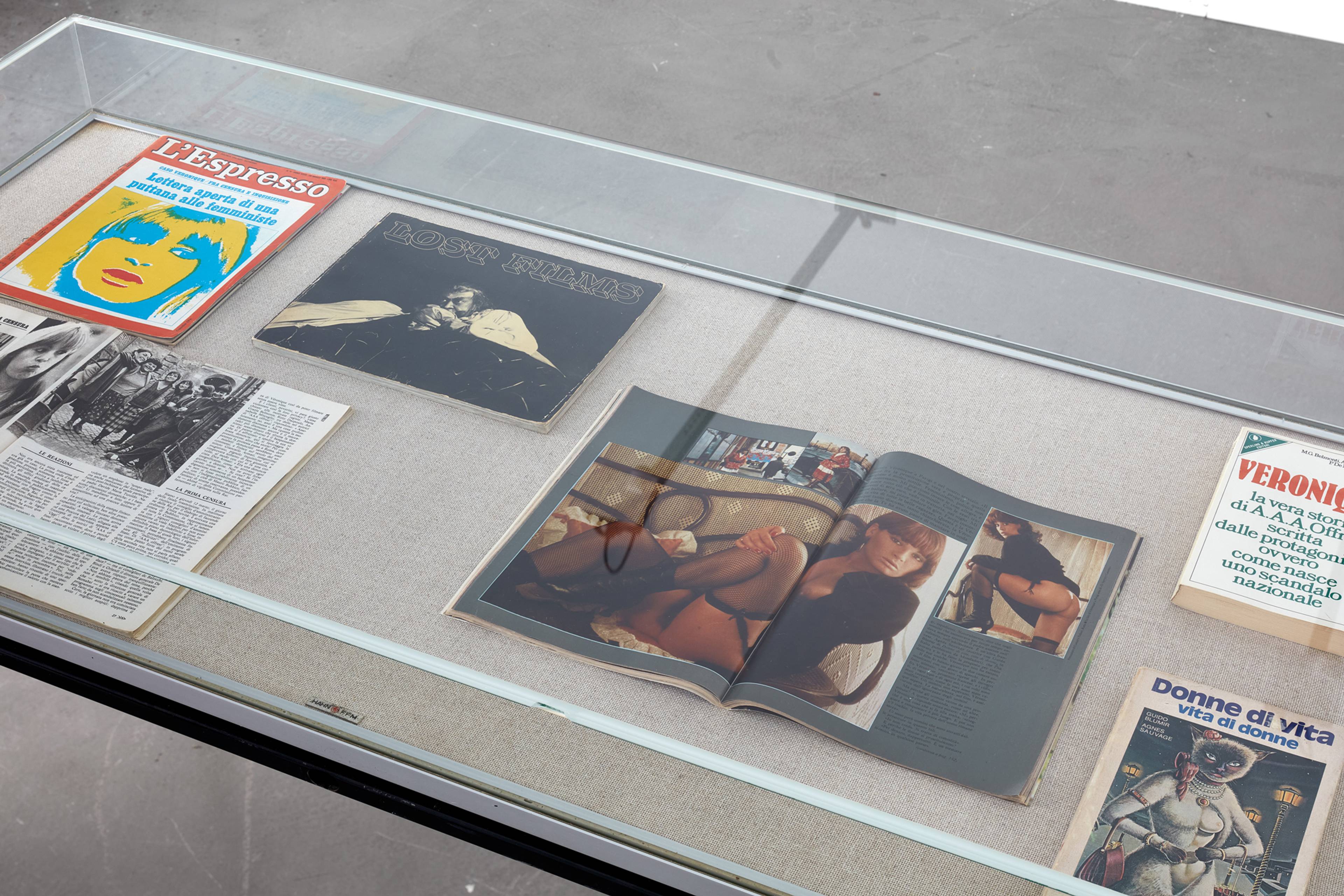 View of “The Secret Mirror, or, the Disappearance of A.A.A. Offresi,” curated by Erika Balsom