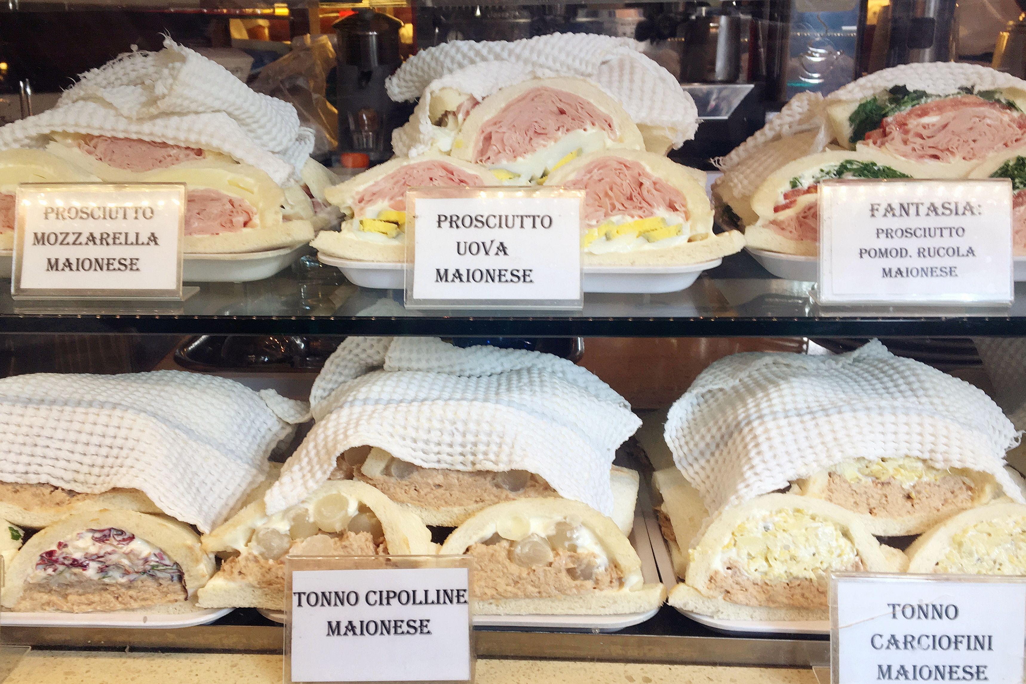 Tramezzini at Bar alla Toletta, Venice