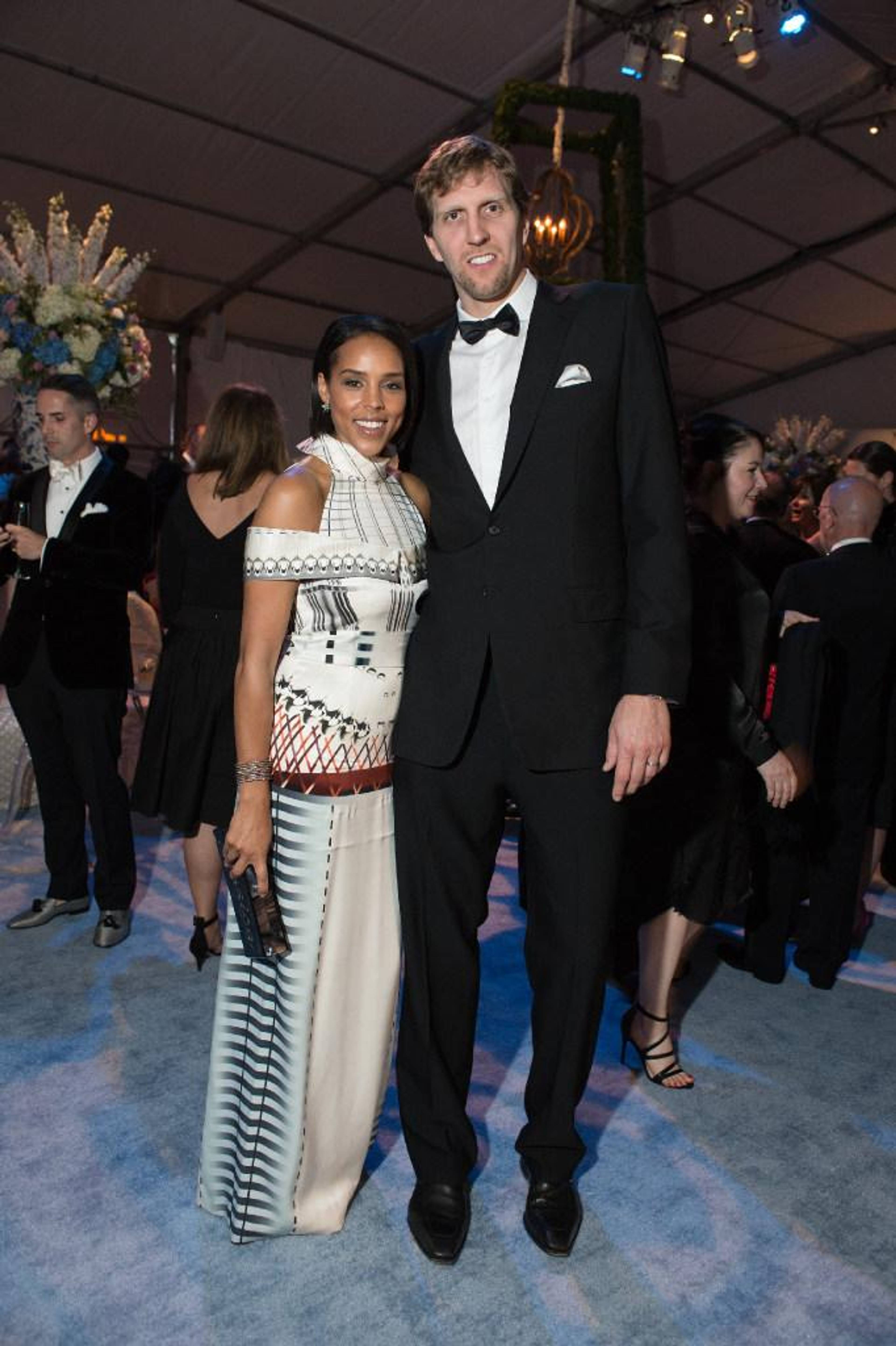 Jessica and Dirk Nowitziki at the Dallas Museum of Art &ndash; Art Ball