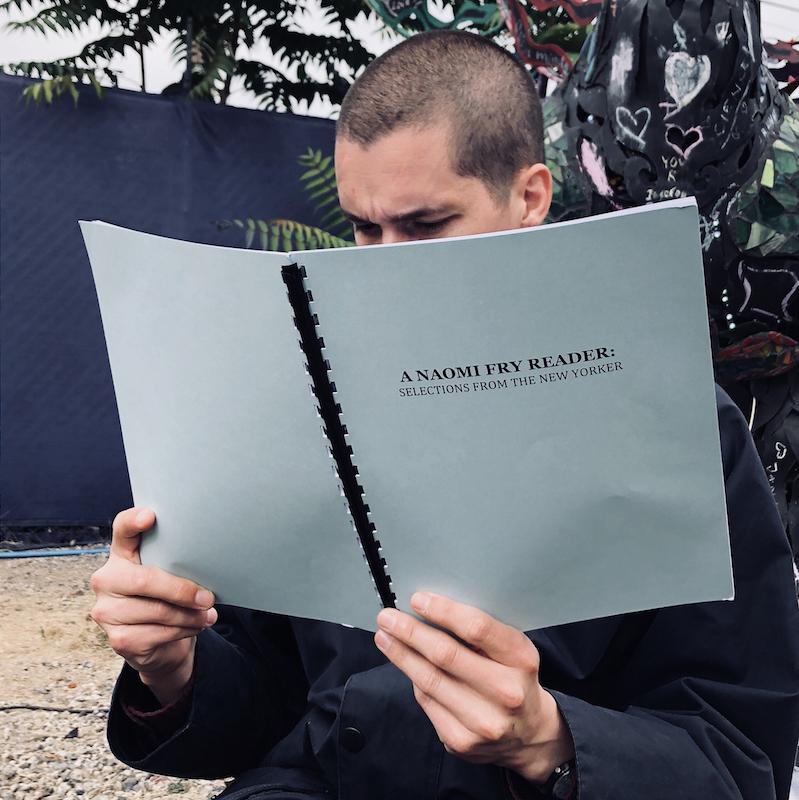 Keith J Varadi with the Naomi Fry Reader