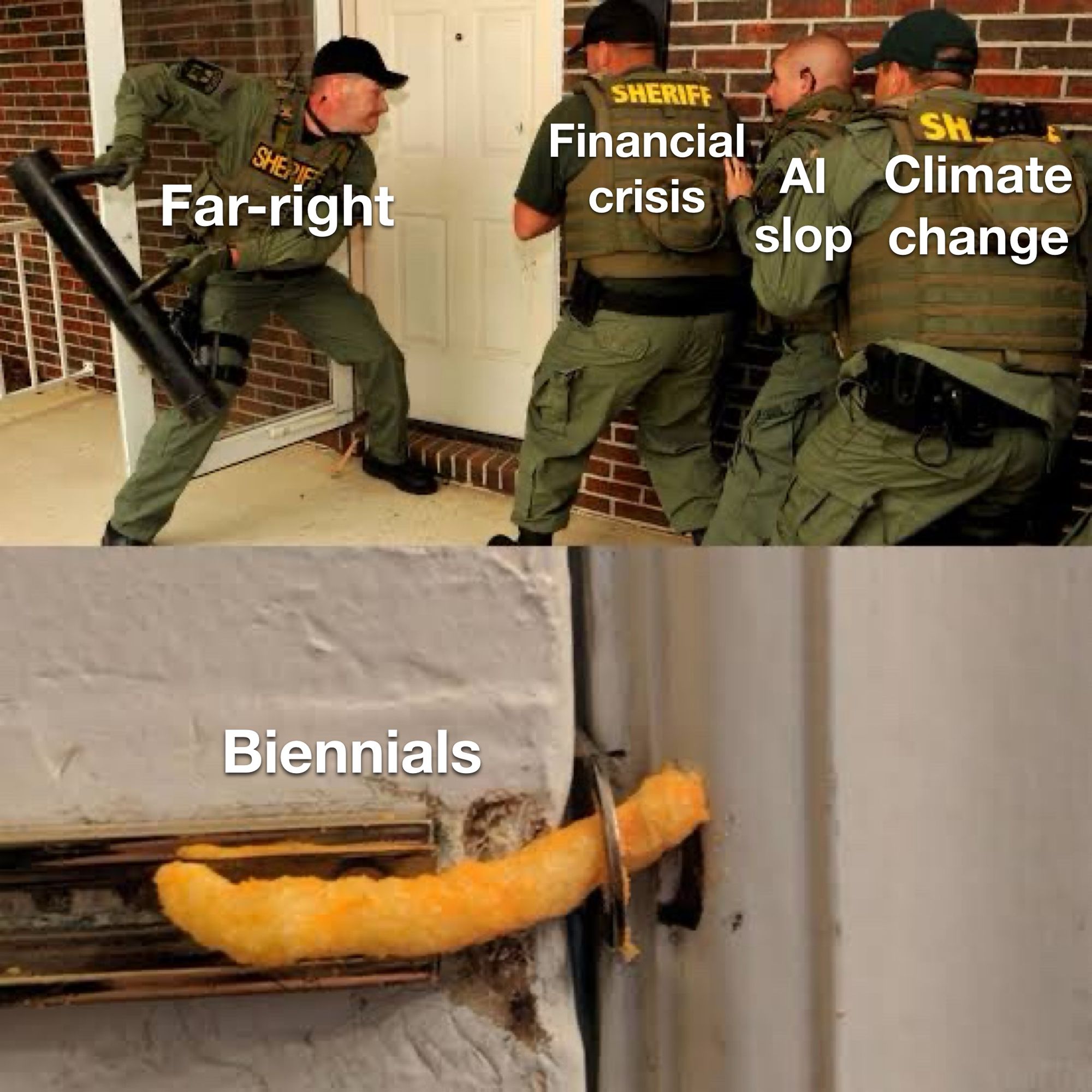 Meme: Far right – biennials