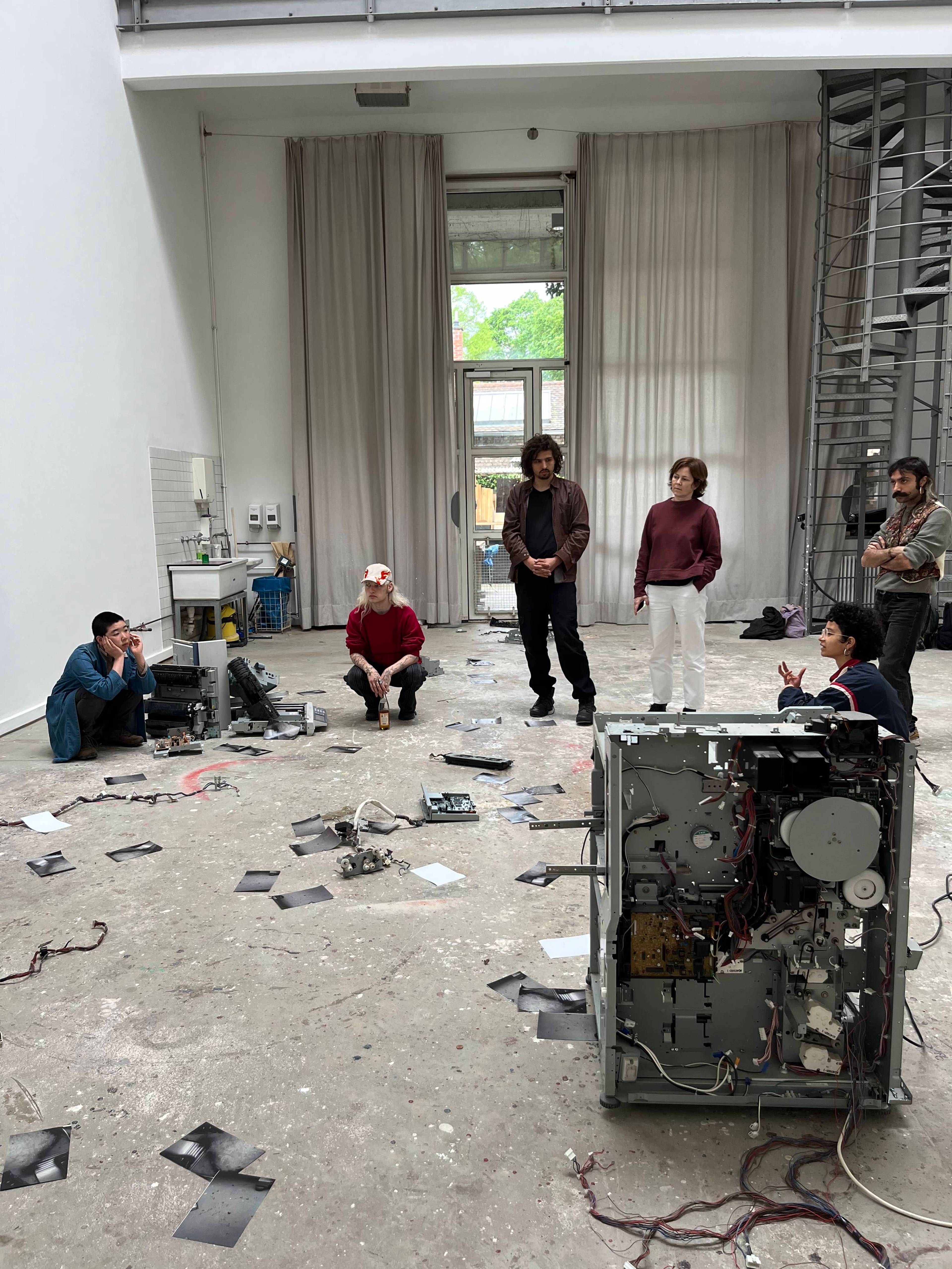 Presentation of Work from Honarmand at Kunstakademie Karlsruhe, from Class Vitorelli