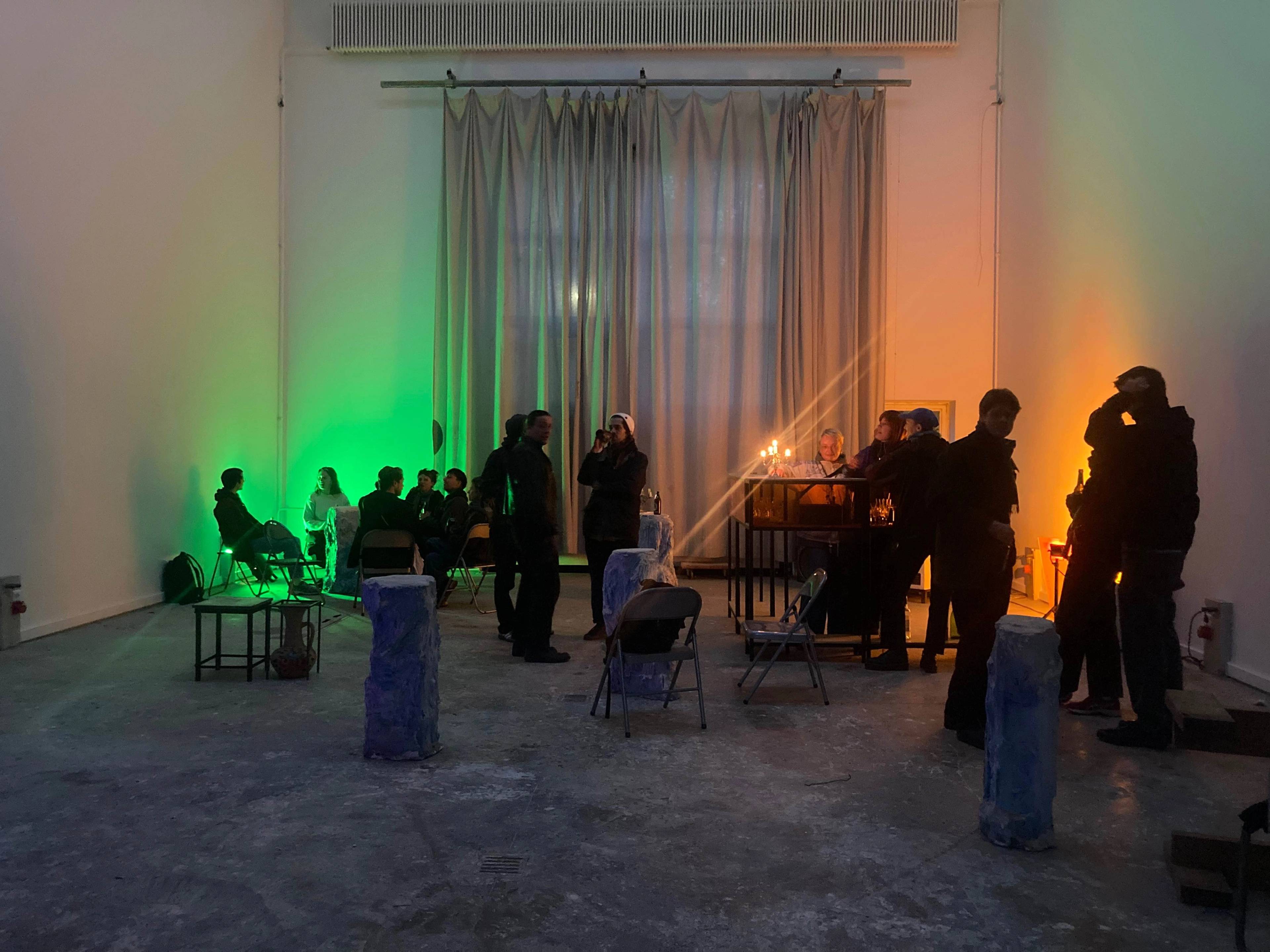 View of “Mittwochsbar III,” Karlsruhe, 2024