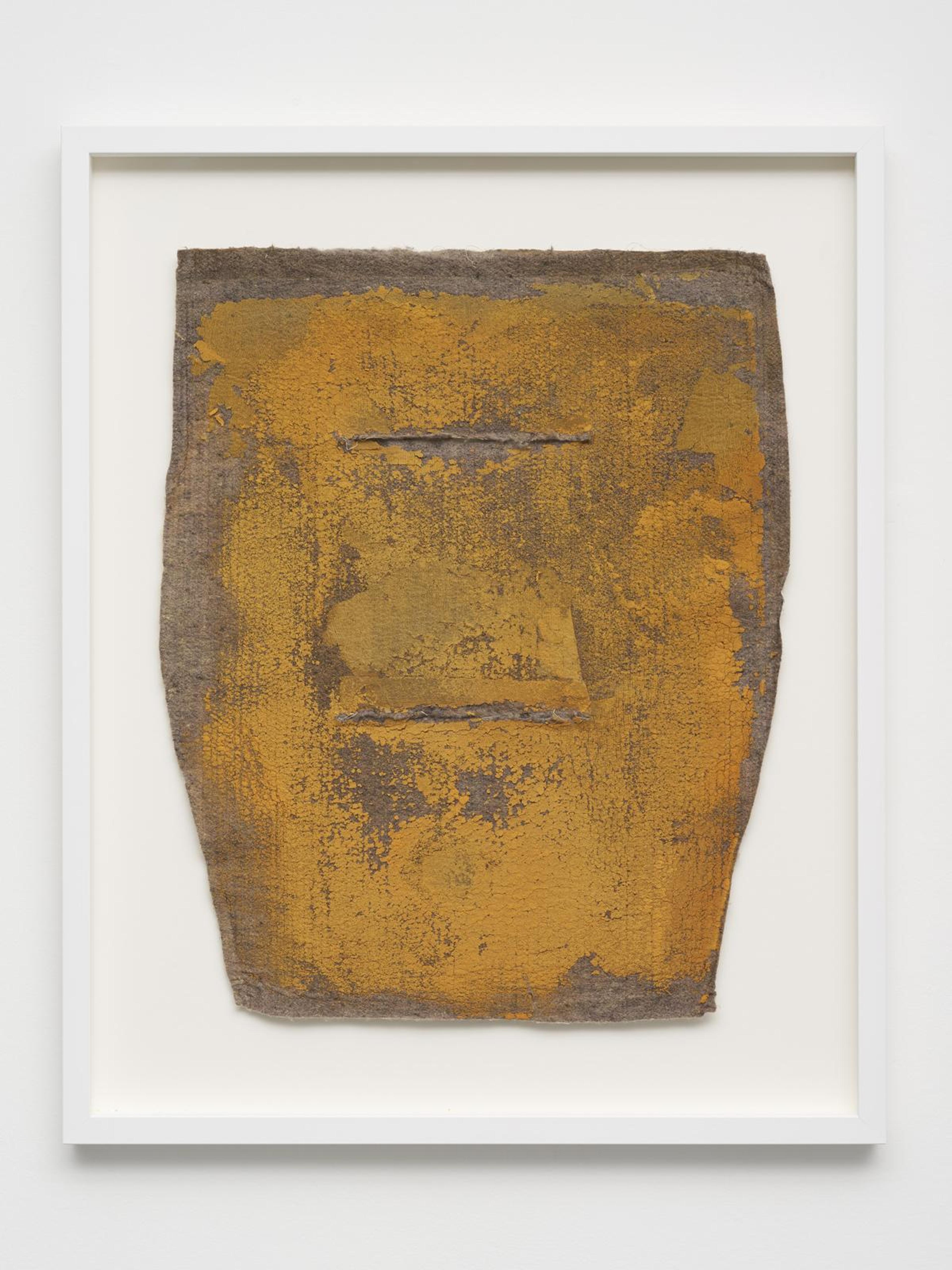 Rhea Dillon, Faeces I , 2021, polyester backing and foam, 45 &times; 55 cm (59 &times; 73 cm framed). Courtesy: the artist and Soft Opening, London. Photo: Theo Christelis