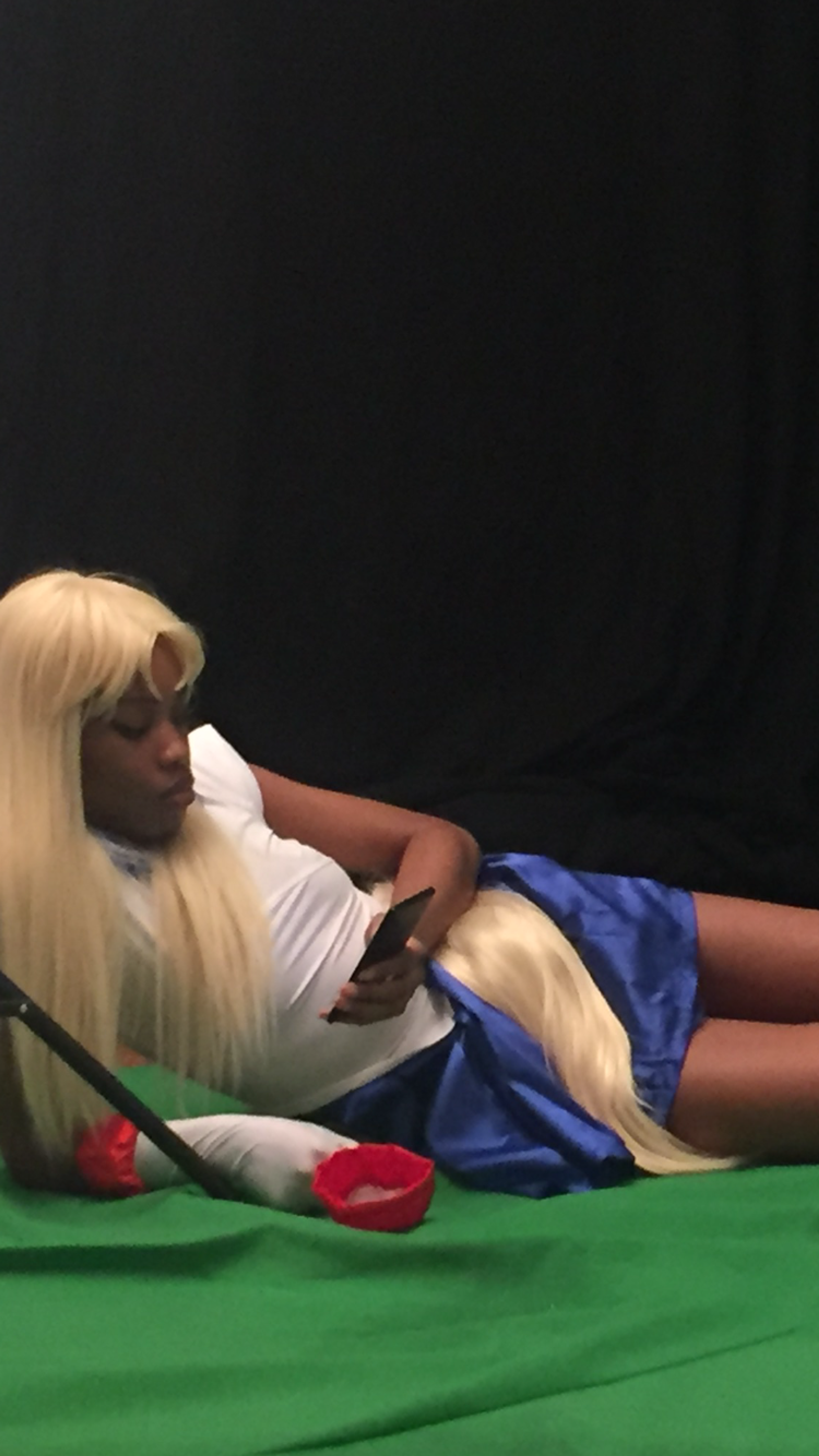 Girl in Sailor Moon cosplay