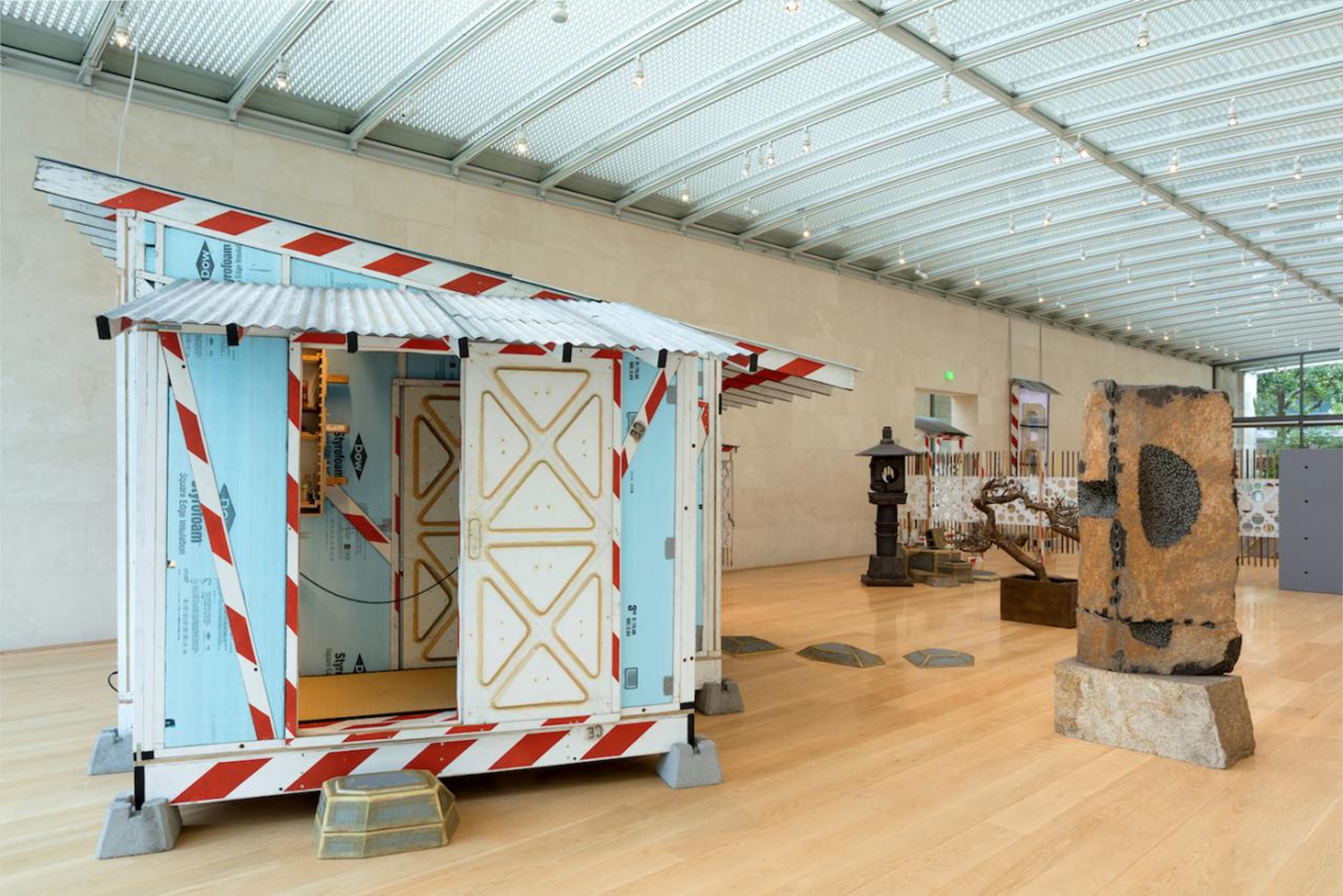 Tom Sachs &quot;Tea Ceremony&quot; (2017), installation view at Nasher Sculpture Center Photo: Kevin Todora