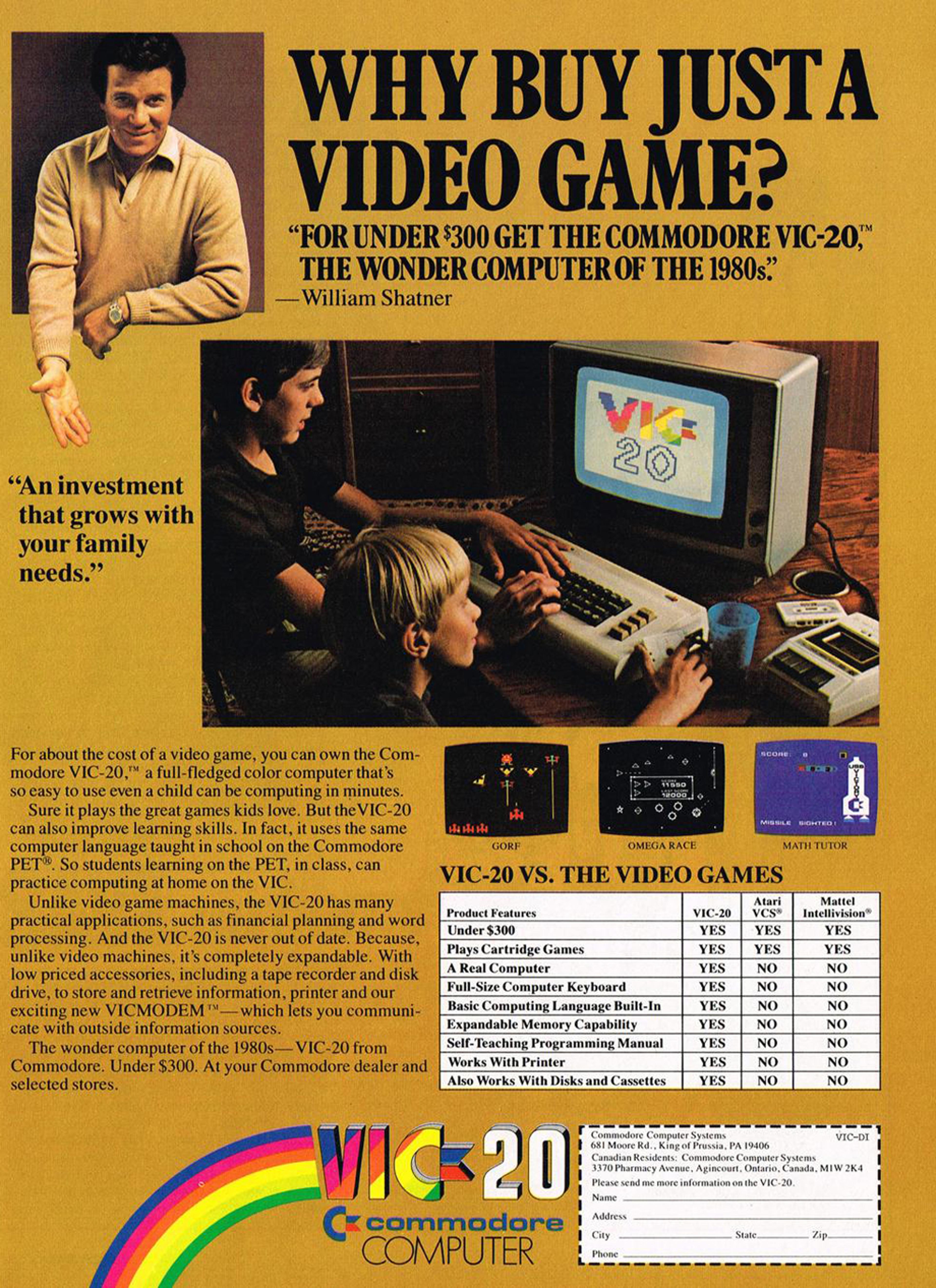 Commodore Computer Ad