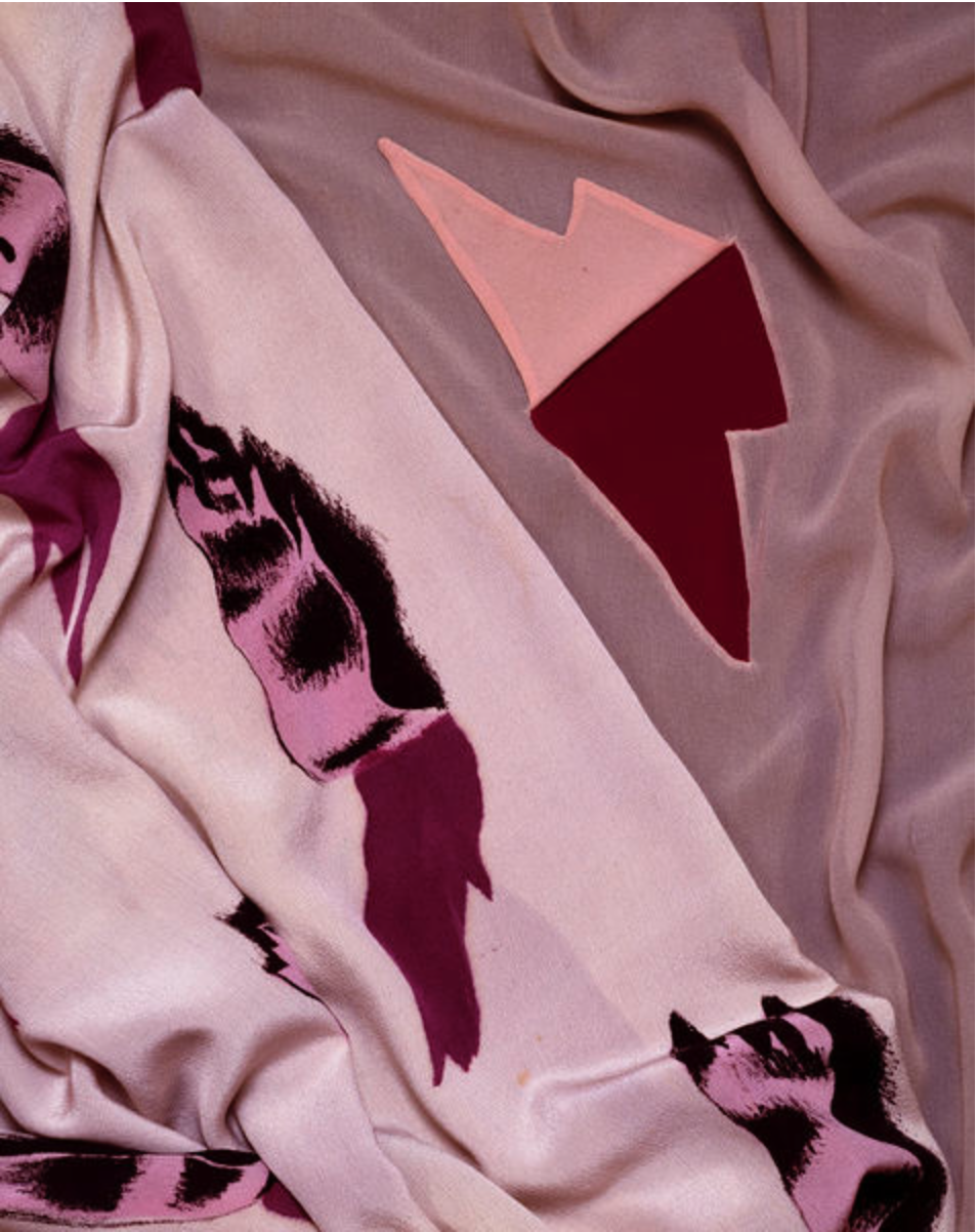 Elsa Schiaparelli and Salvador Dalí, The Tears Dress (detail), 1938