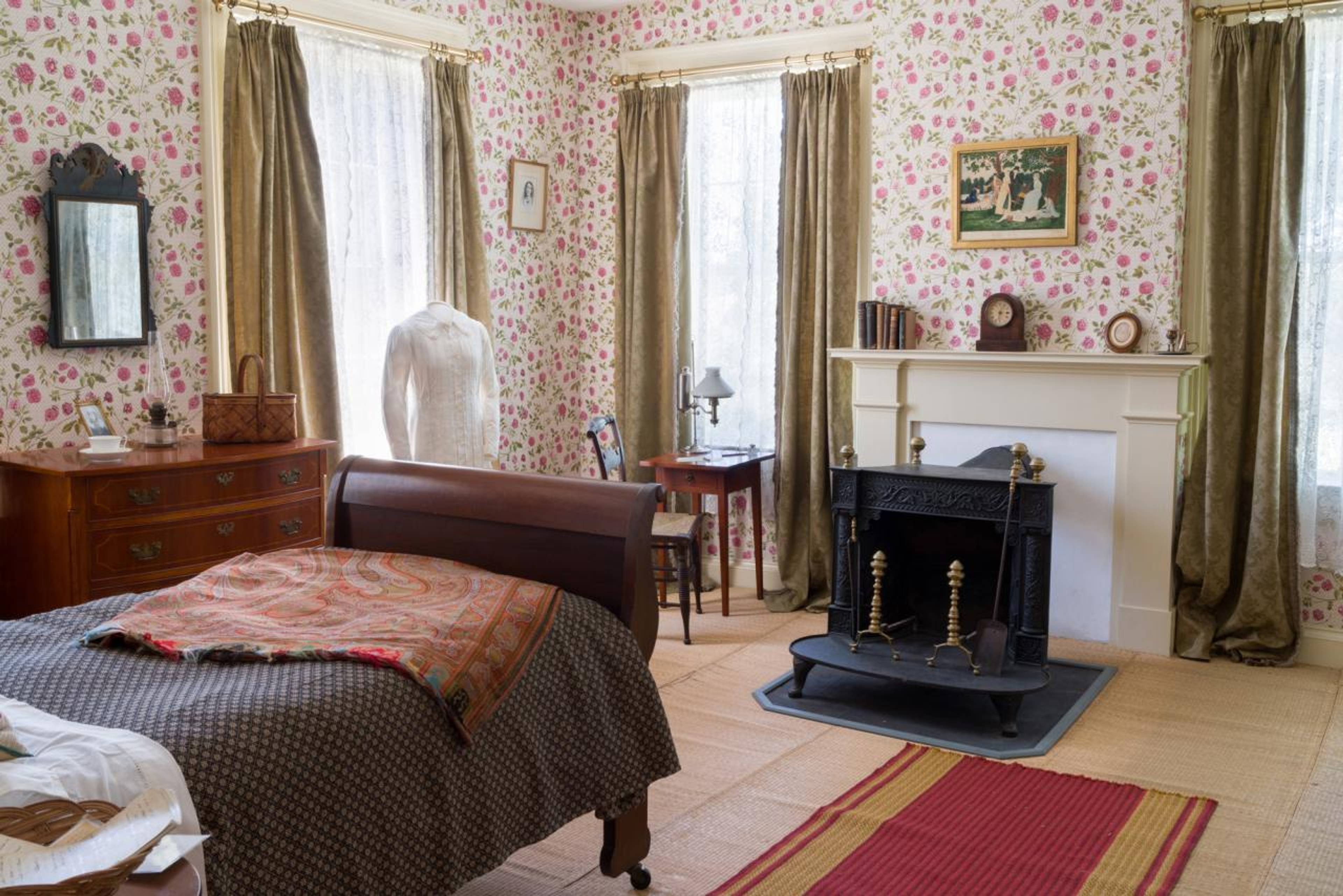 Dickinson Bedroom at the Emily Dickinson Museum, Amherst