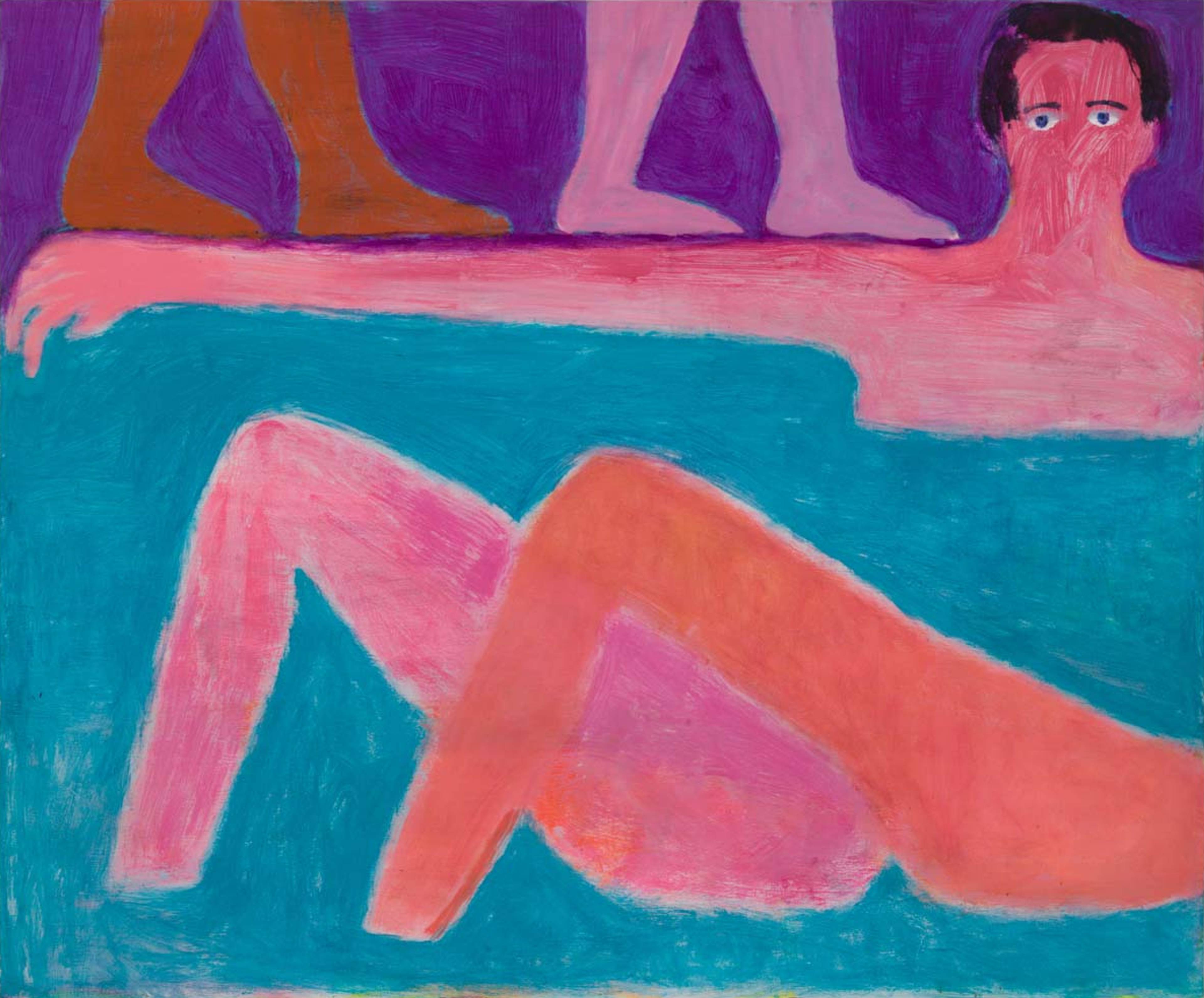Man in Tub with Legs, 2018