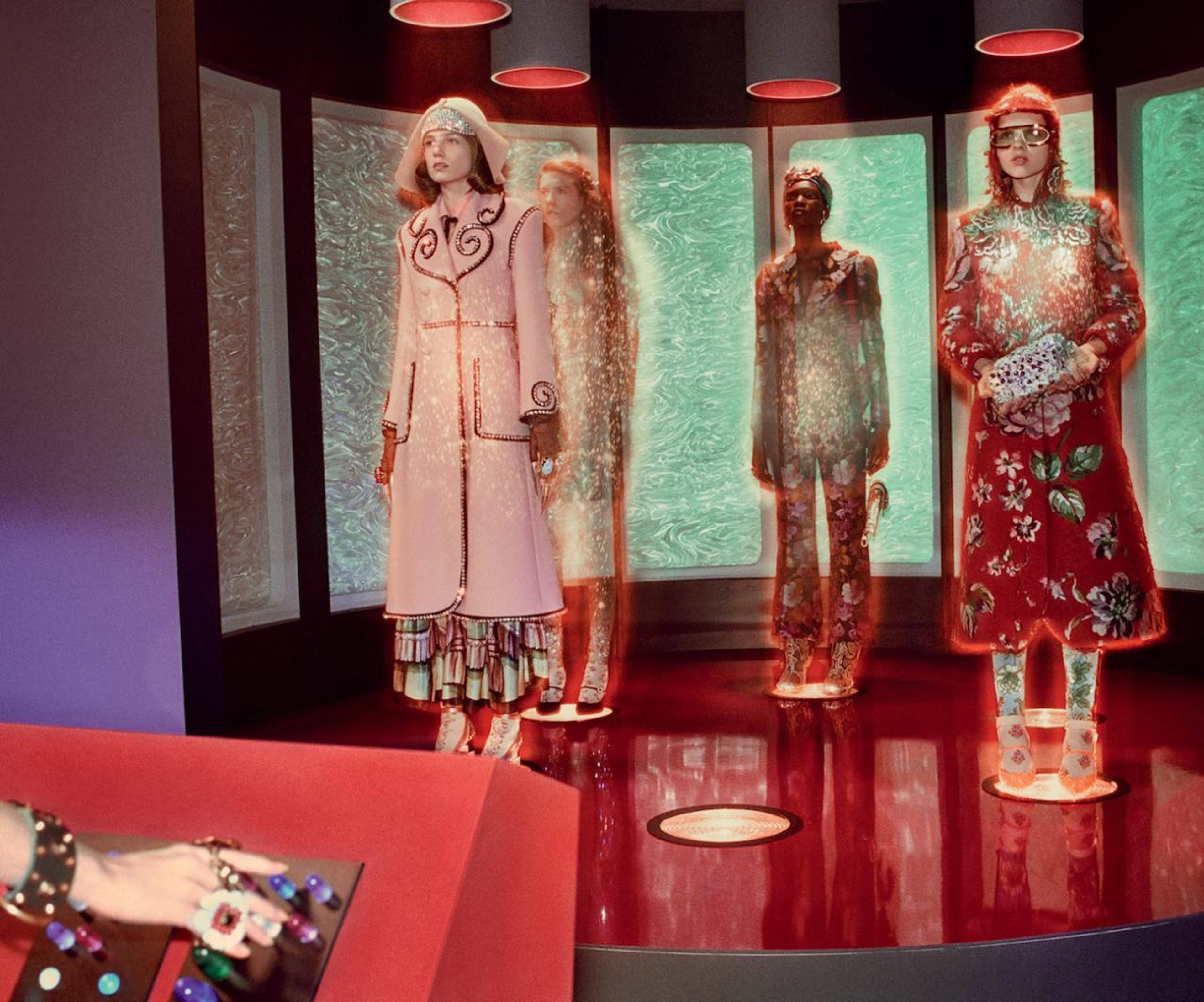 Gucci Fall Winter 2017 film campaign  Director: Glen Luchford, Art Director: Christopher Simmonds TM &amp; &copy; 2017 CBS Studios Inc. STAR TREK and related marks are properties owned by CBS Studios Inc. All Rights Reserved.