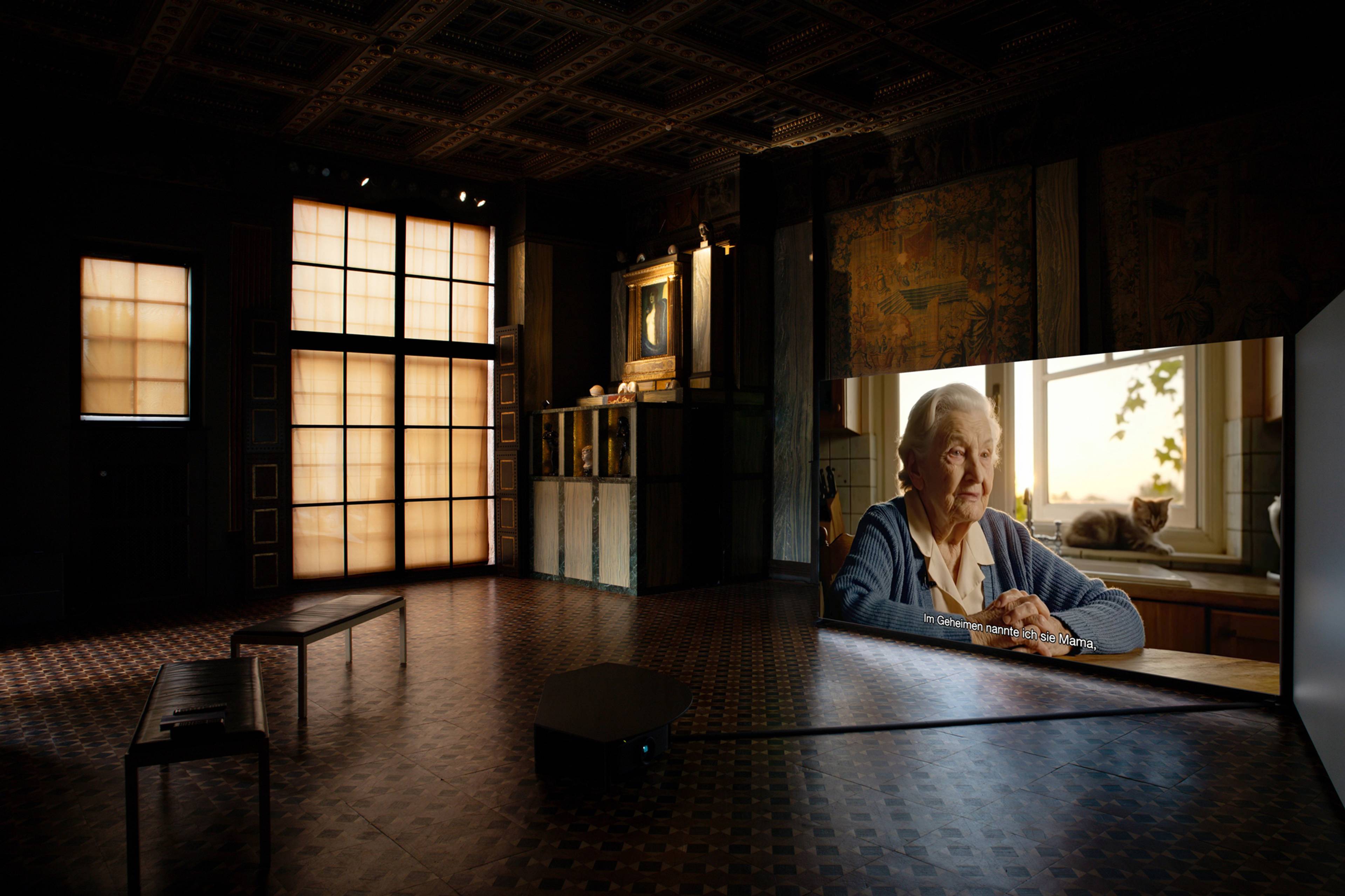 View of Ilit Azoulay, “No Single View,” Museum Villa Stuck, Munich, 2026