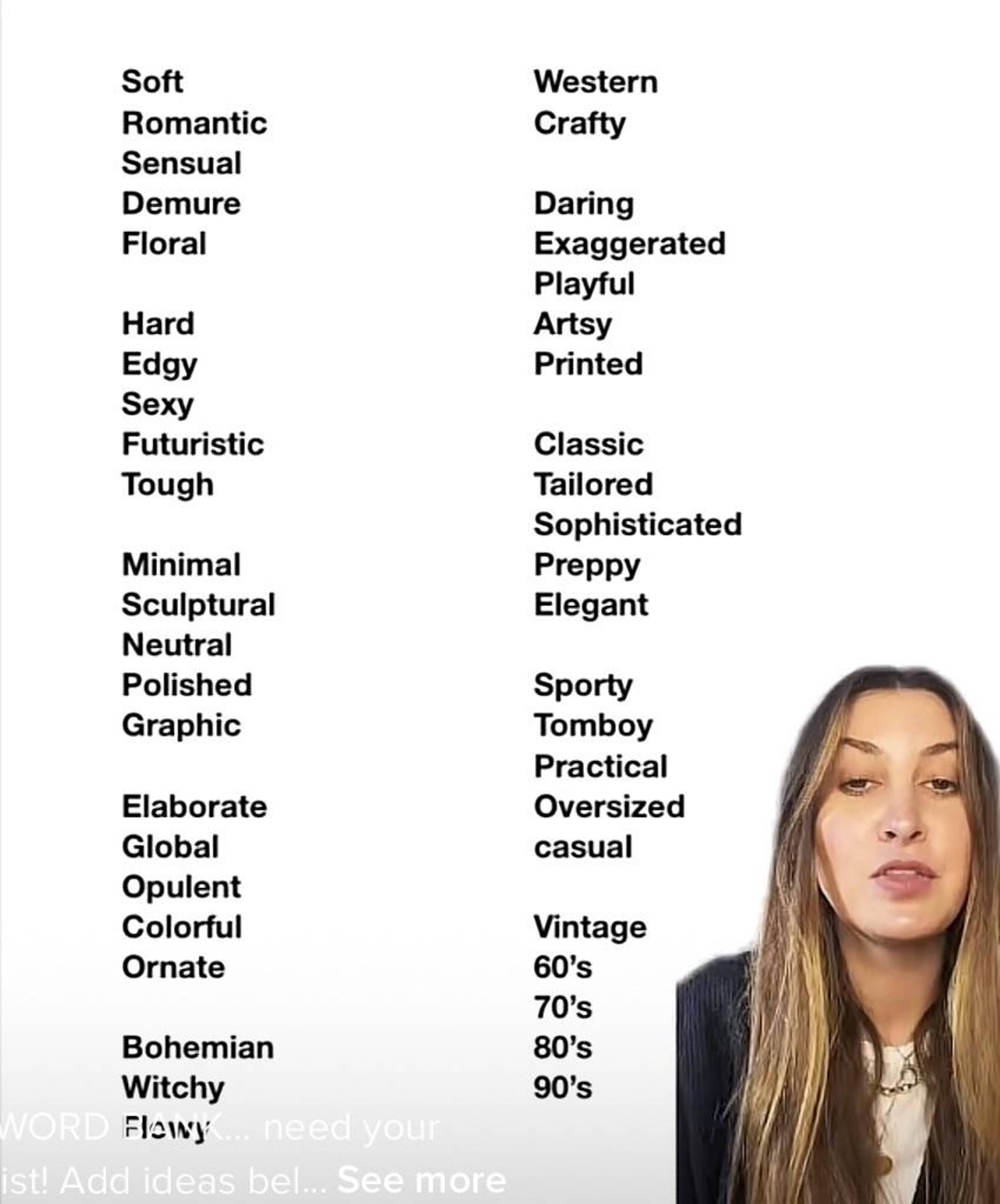 Allison Bornstein, “three word method”, TikTok