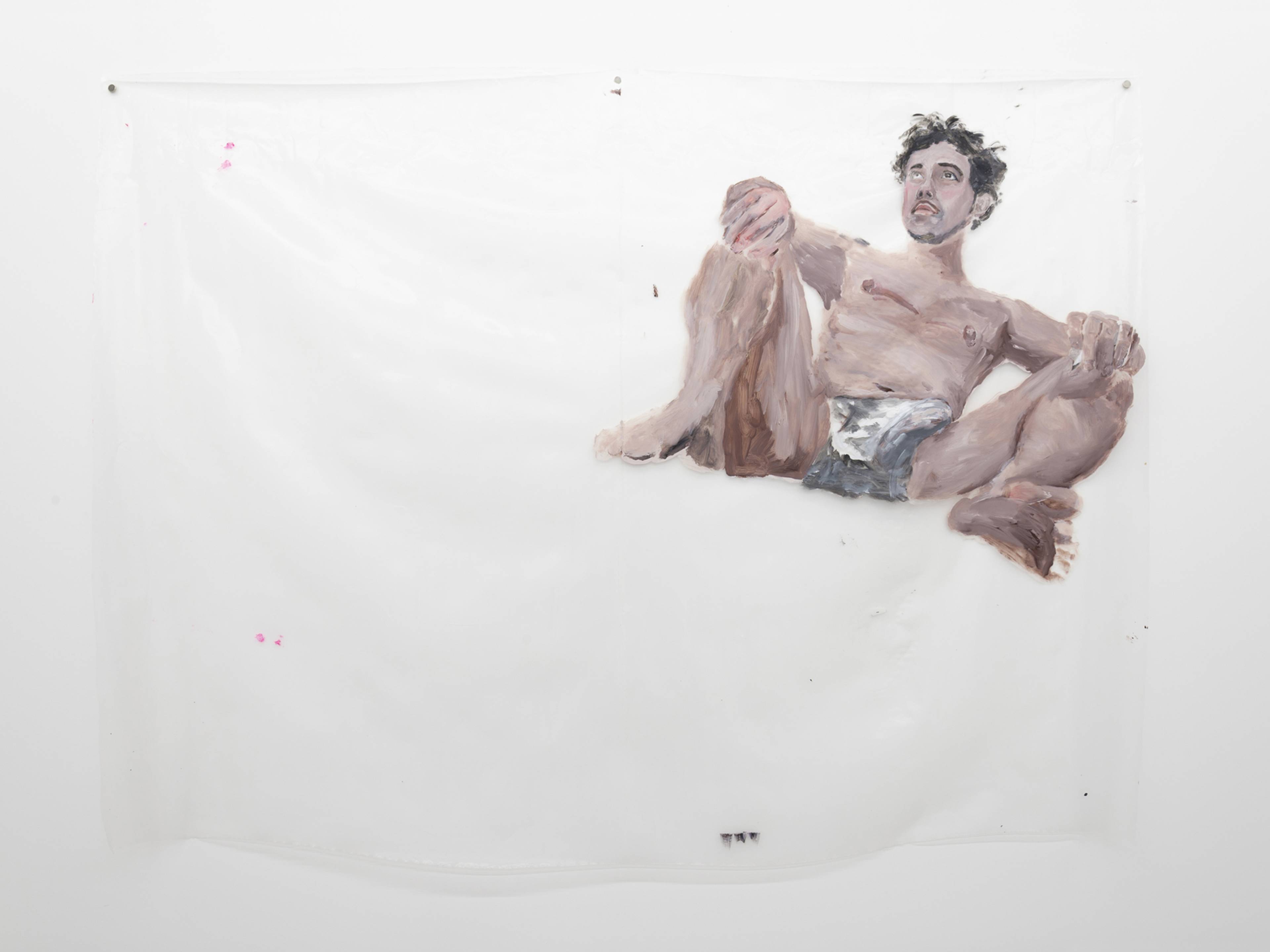 Oliver Coran, Untitled, 2024, acrylic on plastic, 152 x 202 cm