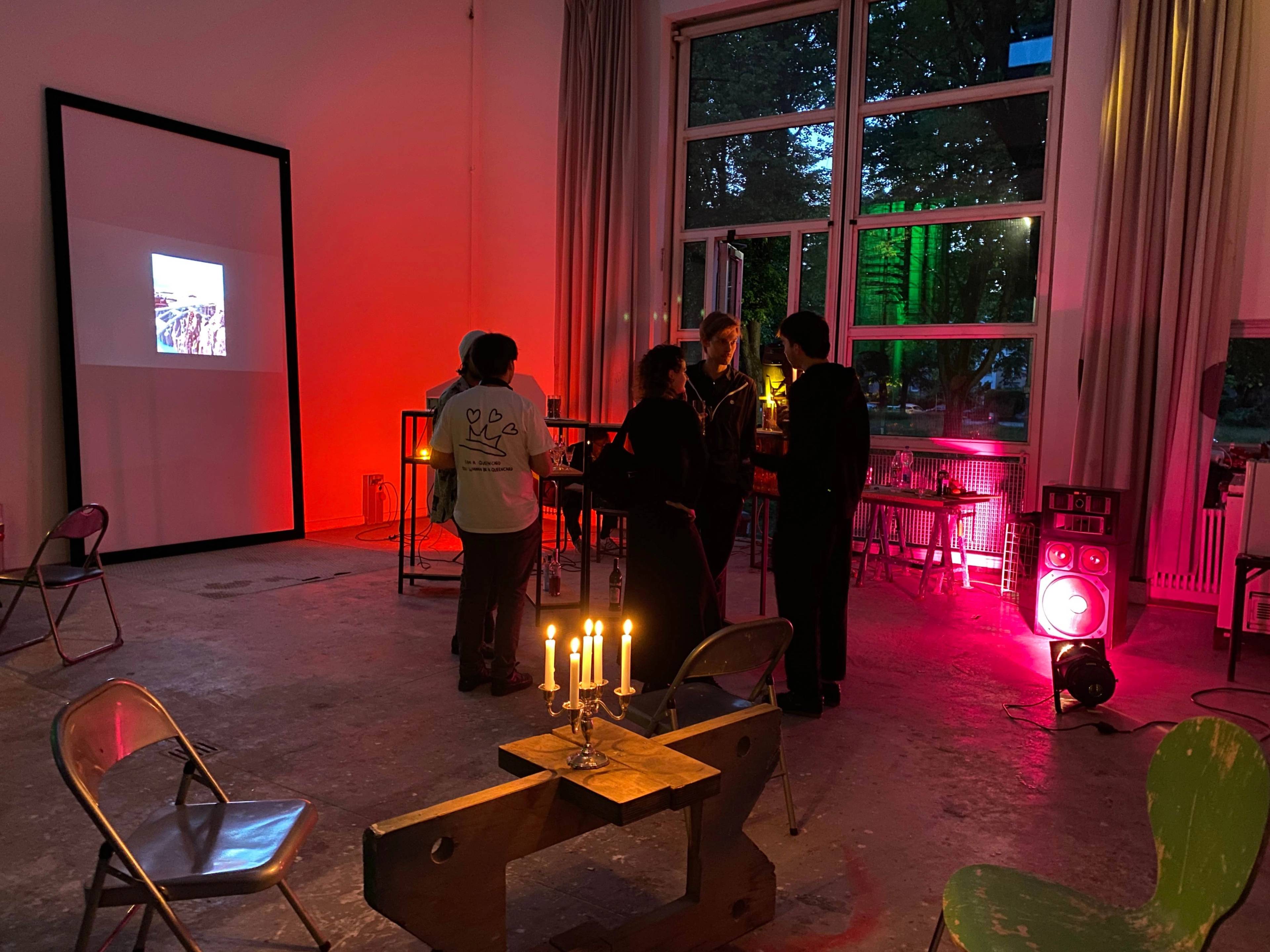 View of “Mittwochsbar IV”, Karlsruhe, 2024