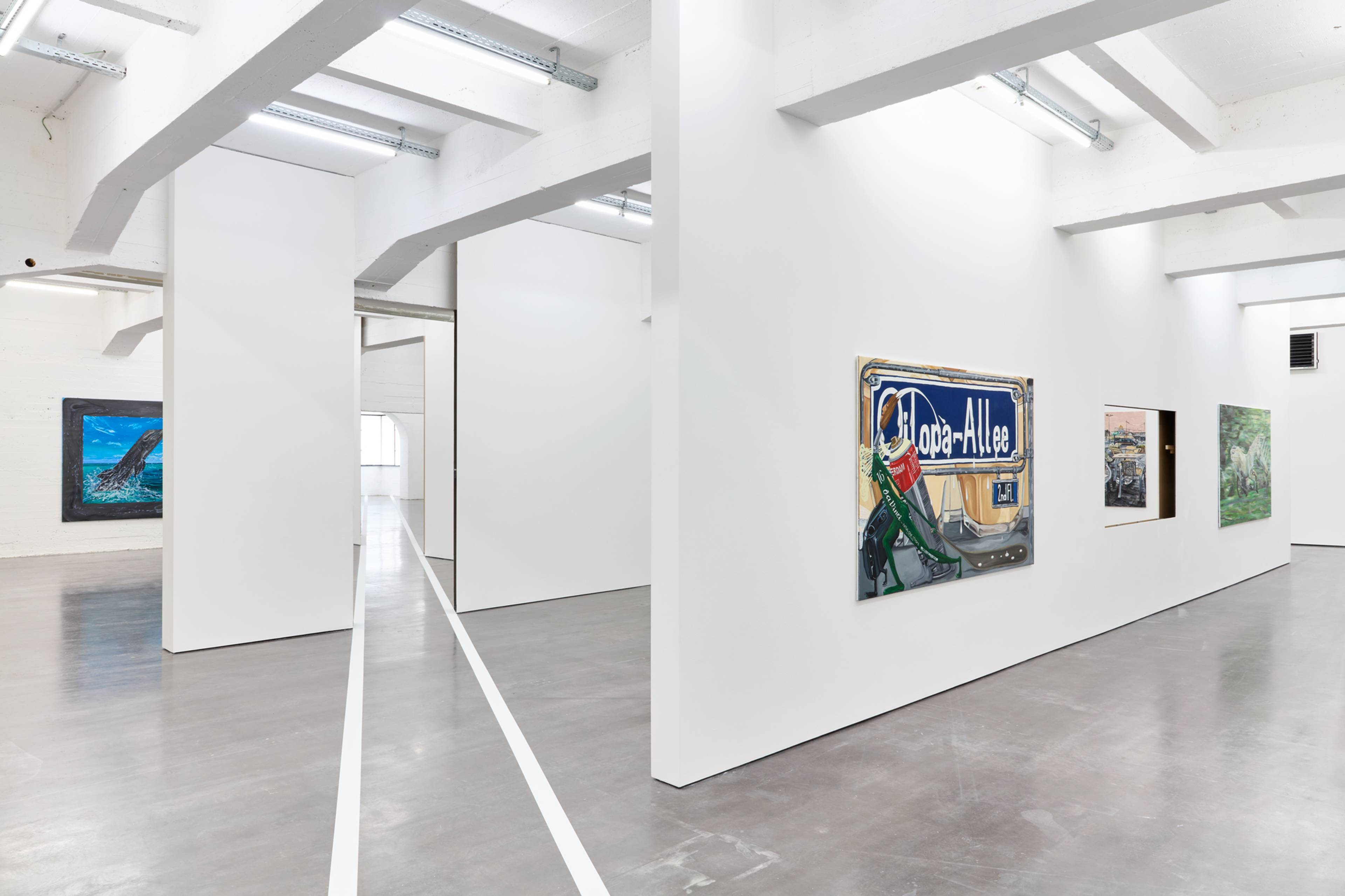 View of “Oilopa,” WIELS, Brussels, 2024