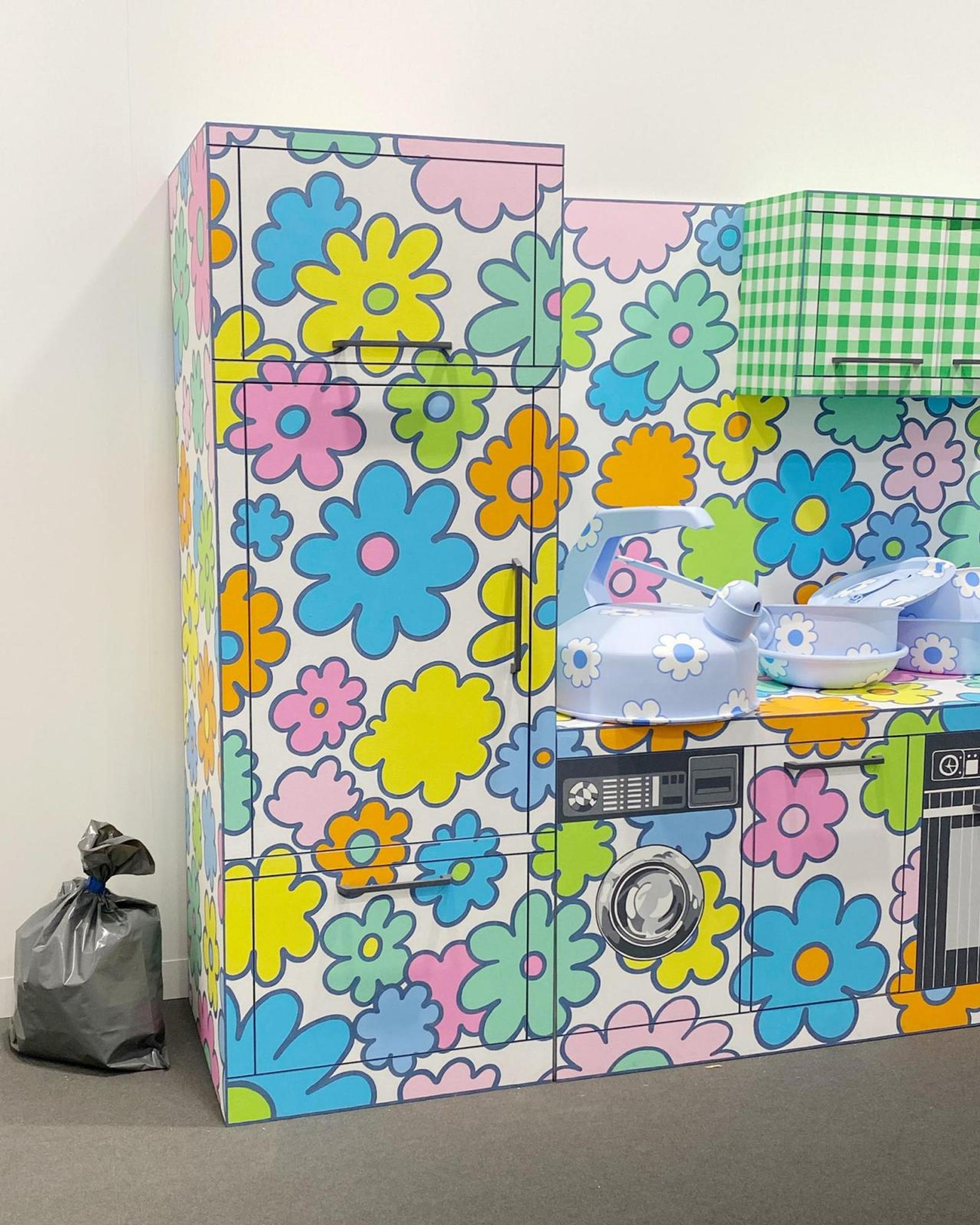 Lily van der Stokker,  Retro Kitchen, 2021–22