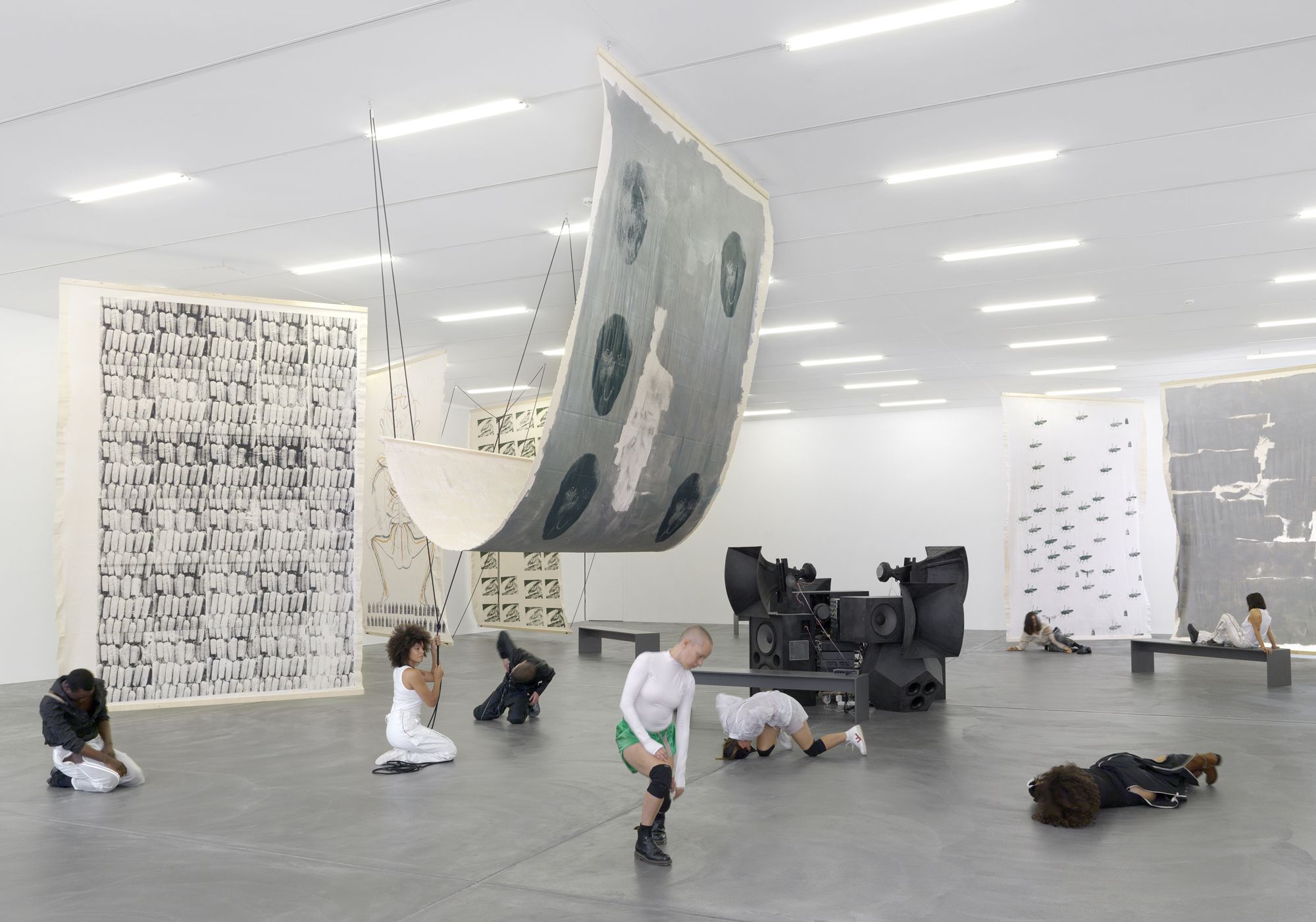 Isabel Lewis, Scalable Skeletal Escalator, 2020