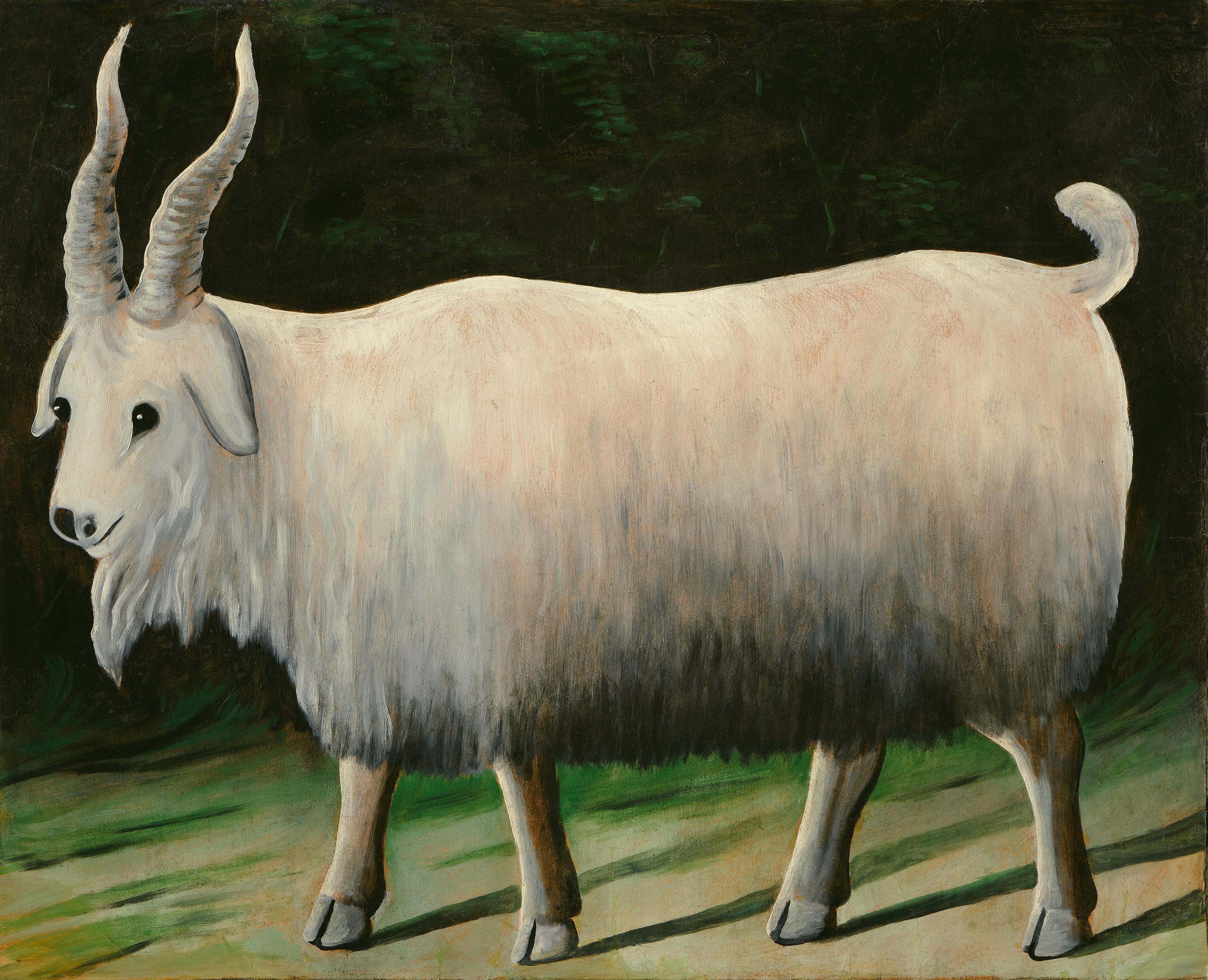 Nanny Goat, 1919, oil on cardboard, 83.4 x 101 cm