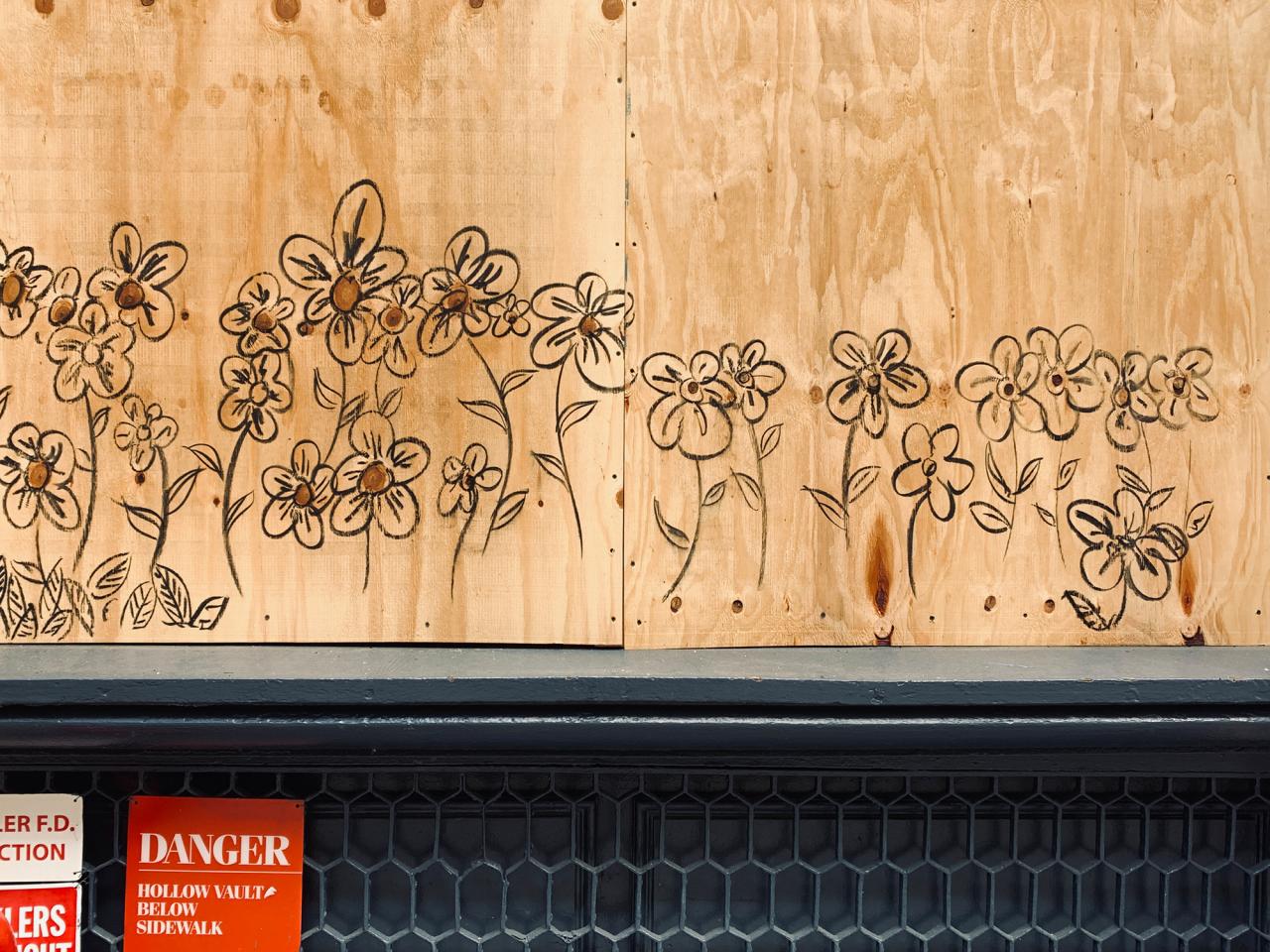 Street art, made during the BLM protests in the summer of 2020