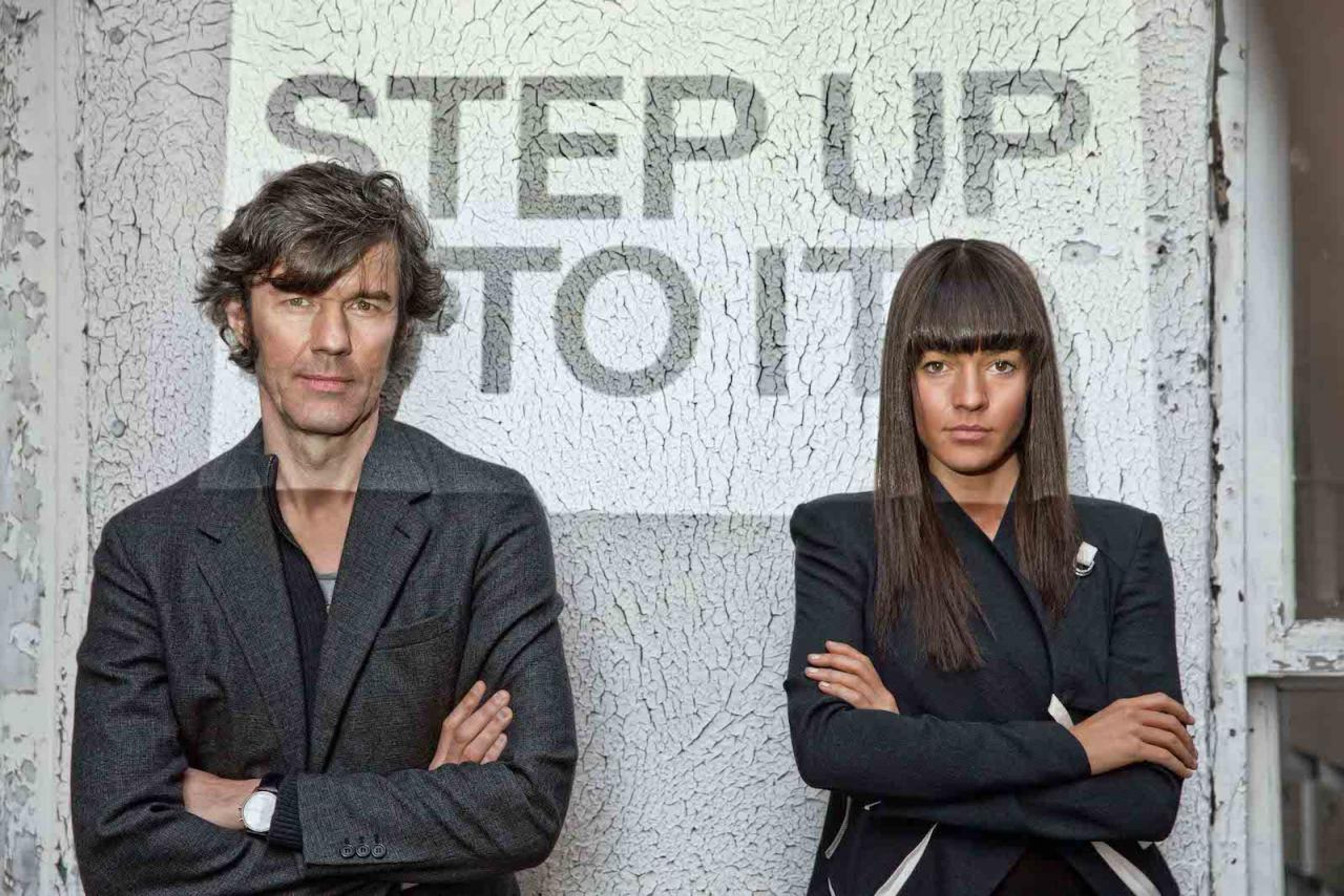 Stefan Sagmeister &amp; Jessica Walsh, Portrait, 2013 &copy; John Madere