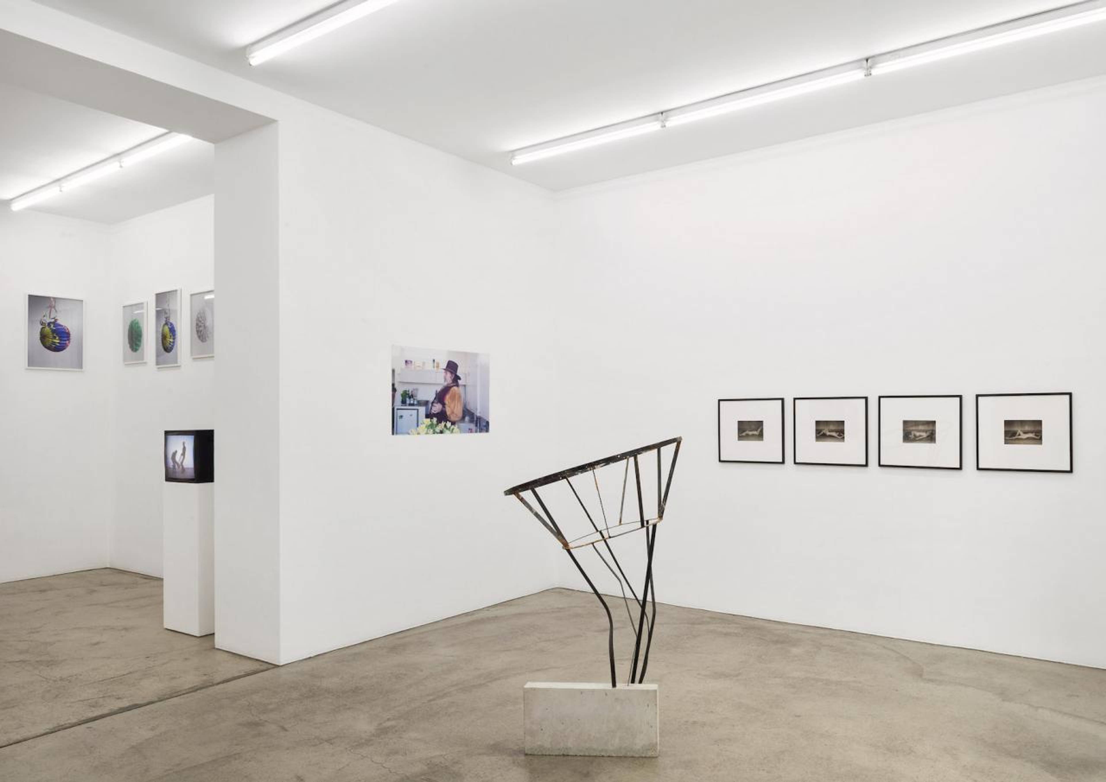 Installation view of &quot;Performance &ndash; Körper als Kontinuum in der Kunst&quot; curated by Georg Elben at Gabriele Senn Galerie Courtesy Gabriele Senn Galerie; Photo: Iris Ranzinger