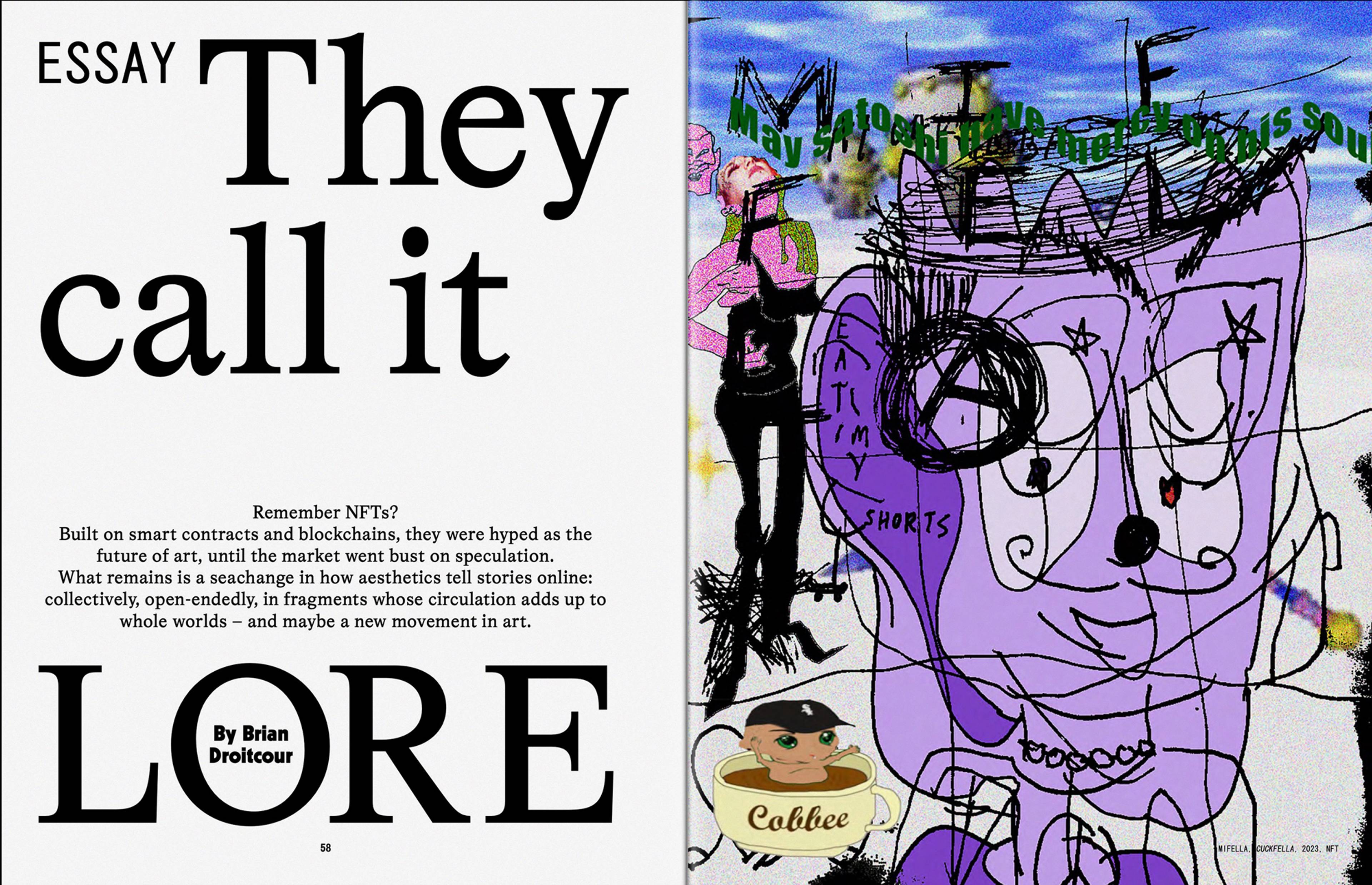 Spike #87 – Essay – Droitcour