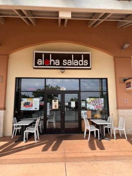 Aloha Salads storefront at Kapolei Commons
