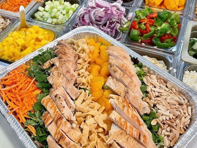 Mandarin Ginger Tray from Aloha Salads catering