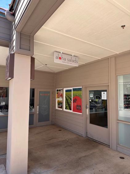 Aloha Salads storefront at Town Center of Mililani