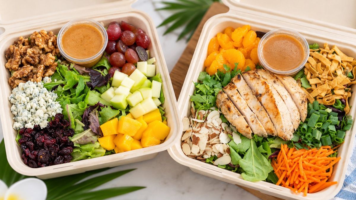 Aloha Passion vs. Mandarin Ginger: Which Salad Sounds Better for Your Lunch?