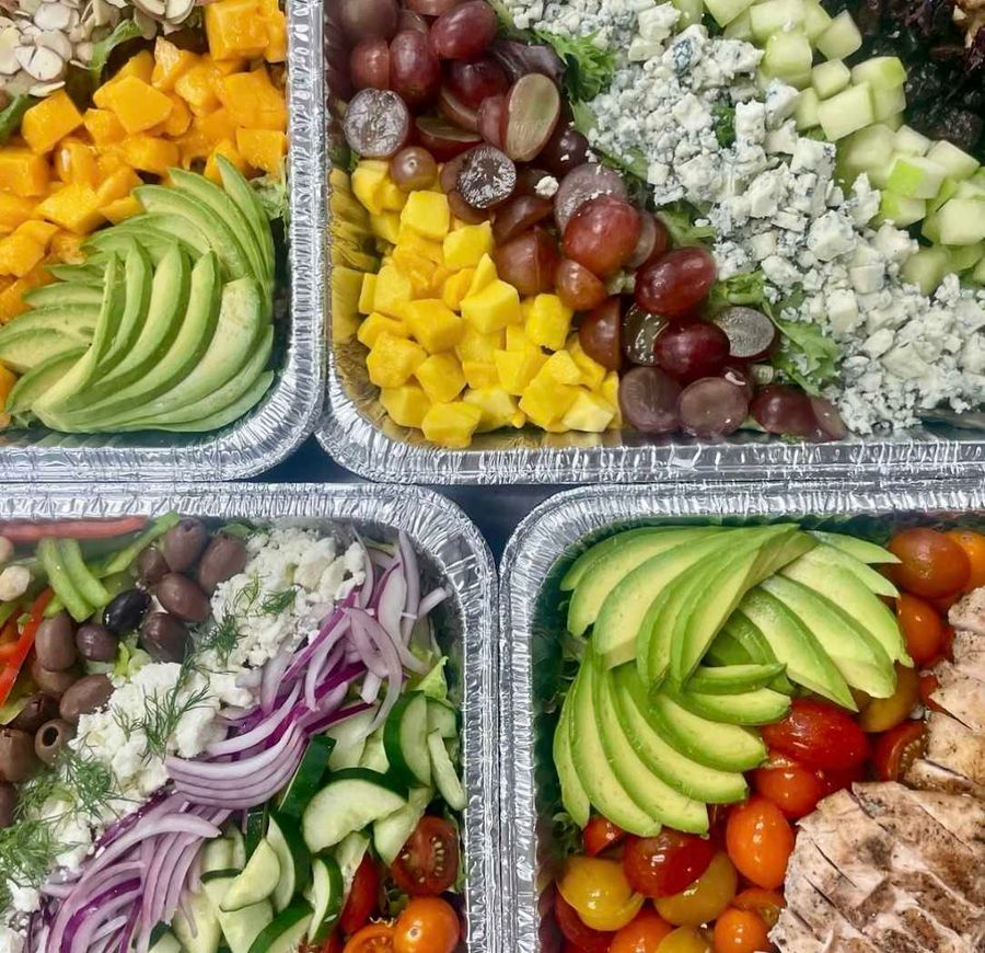 Healthy food and menu options at Aloha Salads