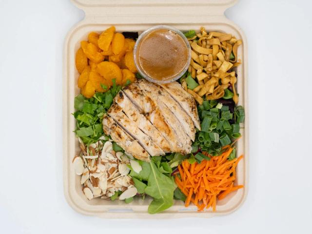Mandarin Ginger salad at Aloha Salads Mandarin Ginger salad at Aloha Salads