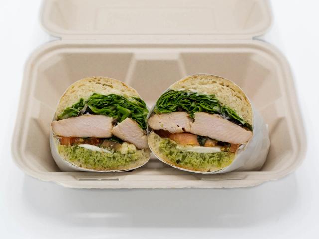Chicken Pesto Sandwich at Aloha Salads Chicken Pesto Sandwich at Aloha Salads