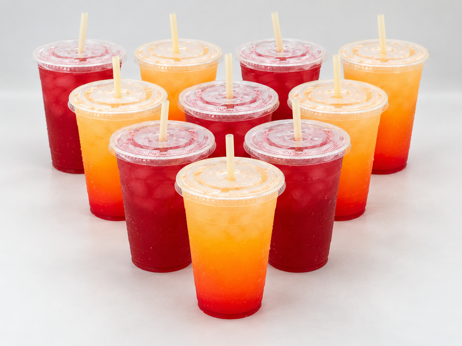 Refreshing drinks at Aloha Salads