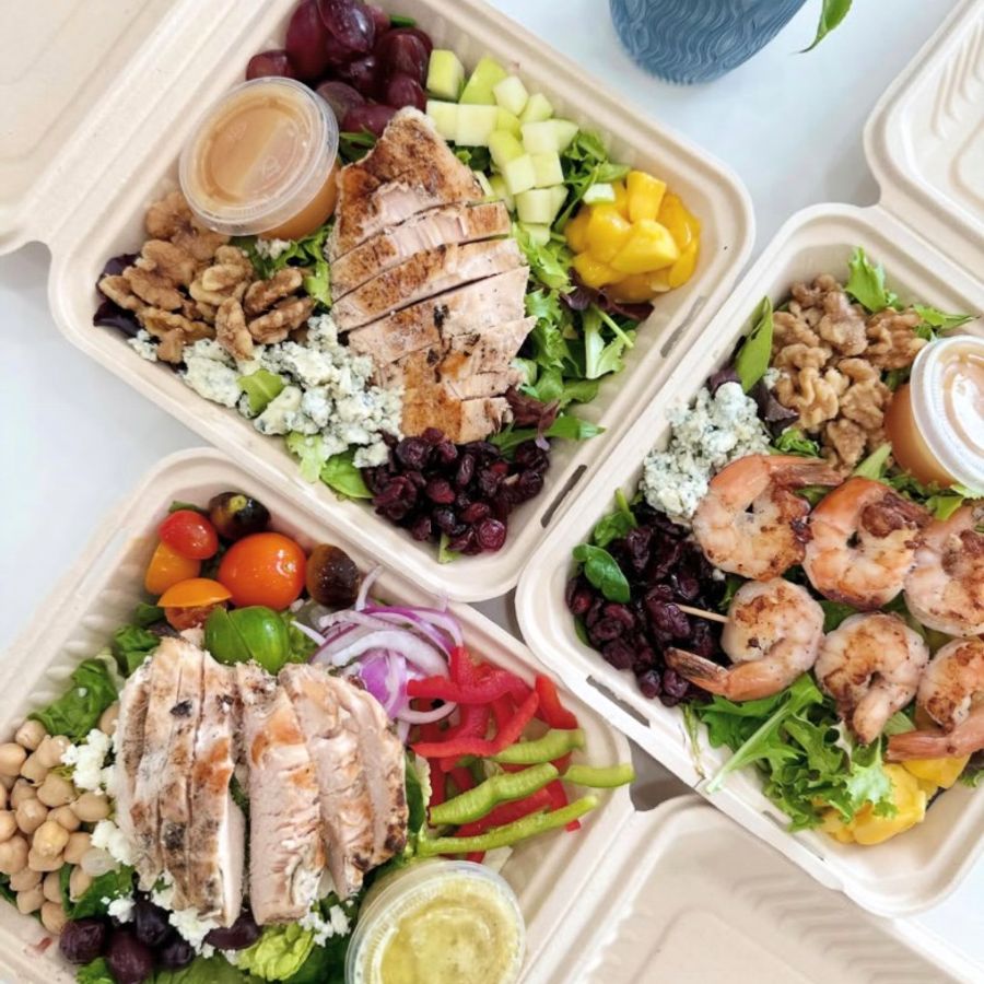 Fresh salad bowls from Aloha Salads Fresh salad bowls from Aloha Salads