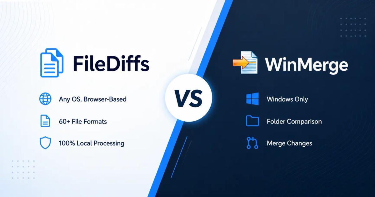 File Diff Using Word FileDiffs vs WinMerge: Which File Diff Tool Wins?